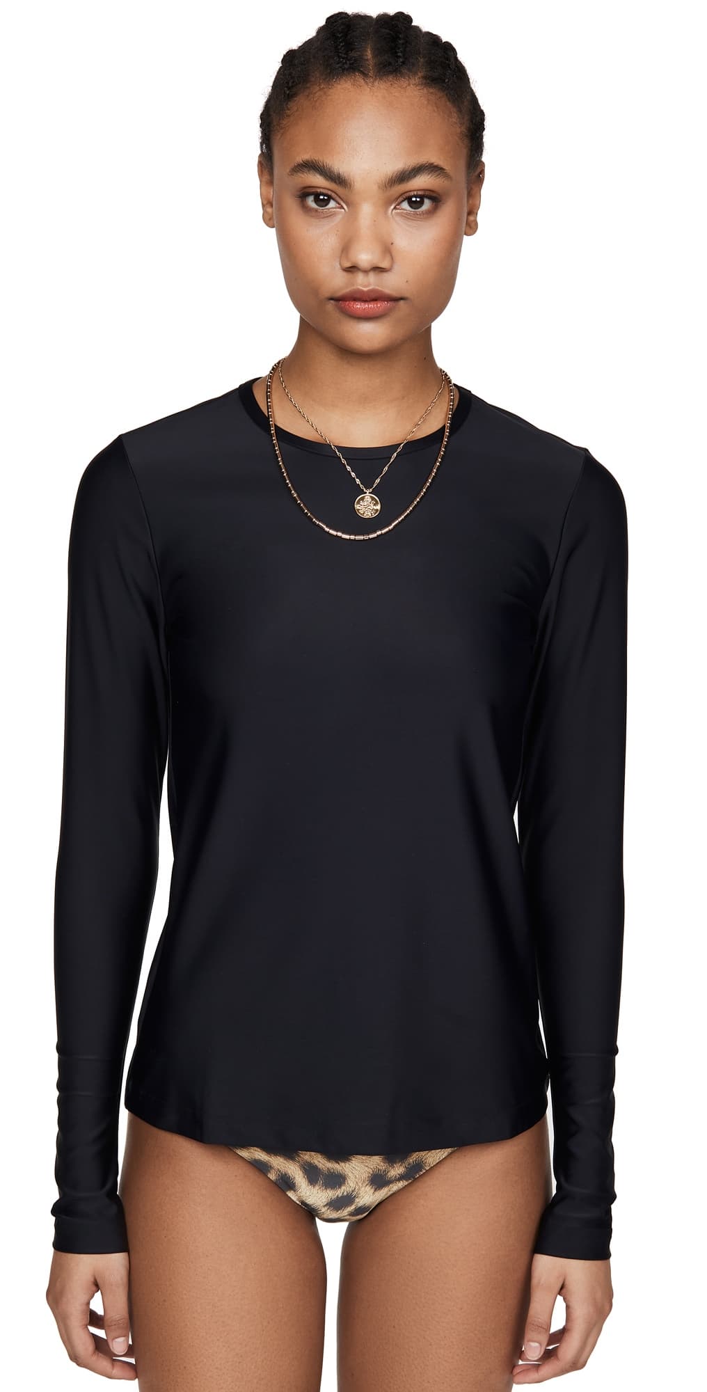 Cover Perfect Swim Rash Guard Tee Black · M