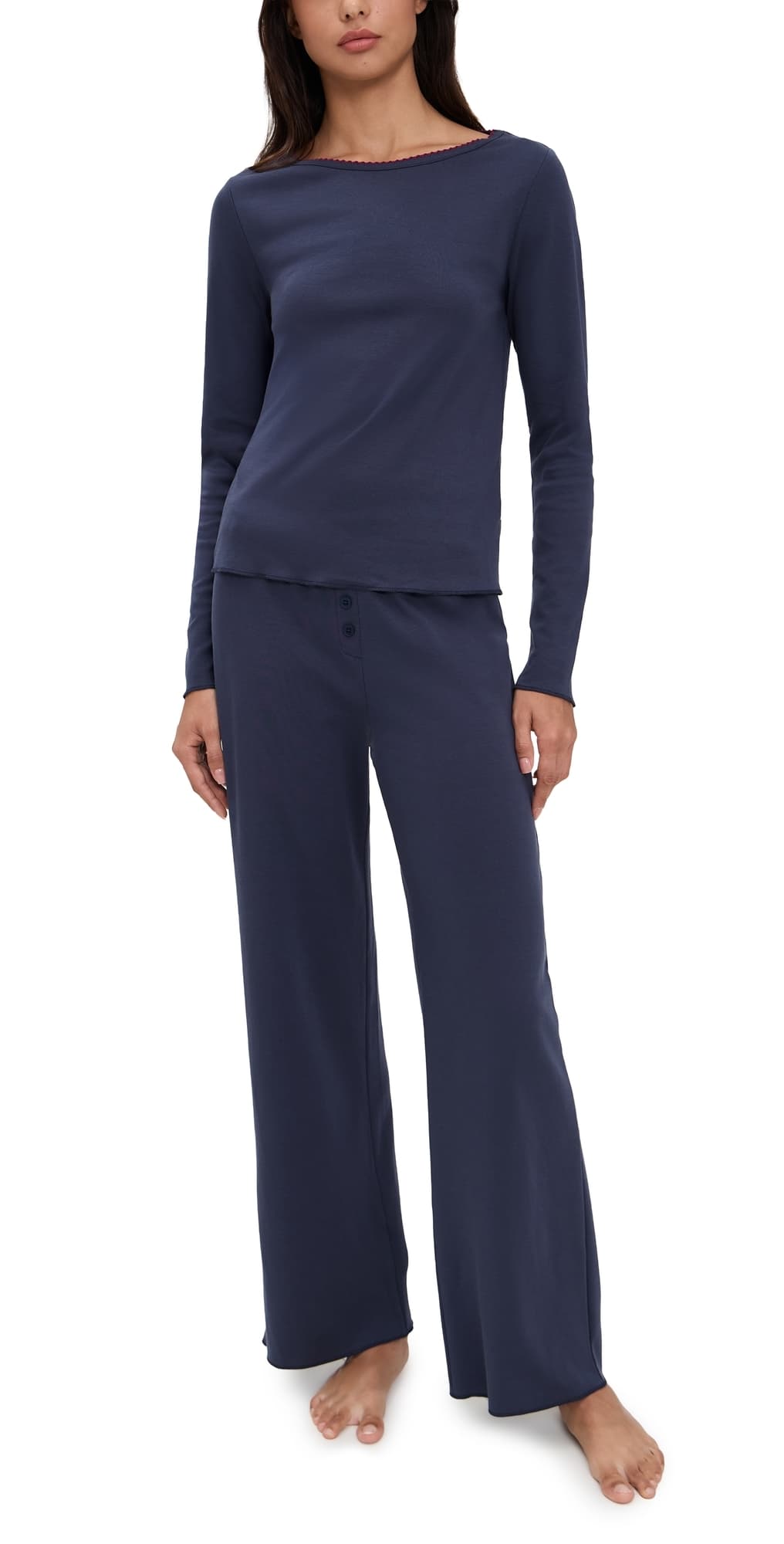 Cozyland by Morgan Lane Ellie Pajamas Set Slate