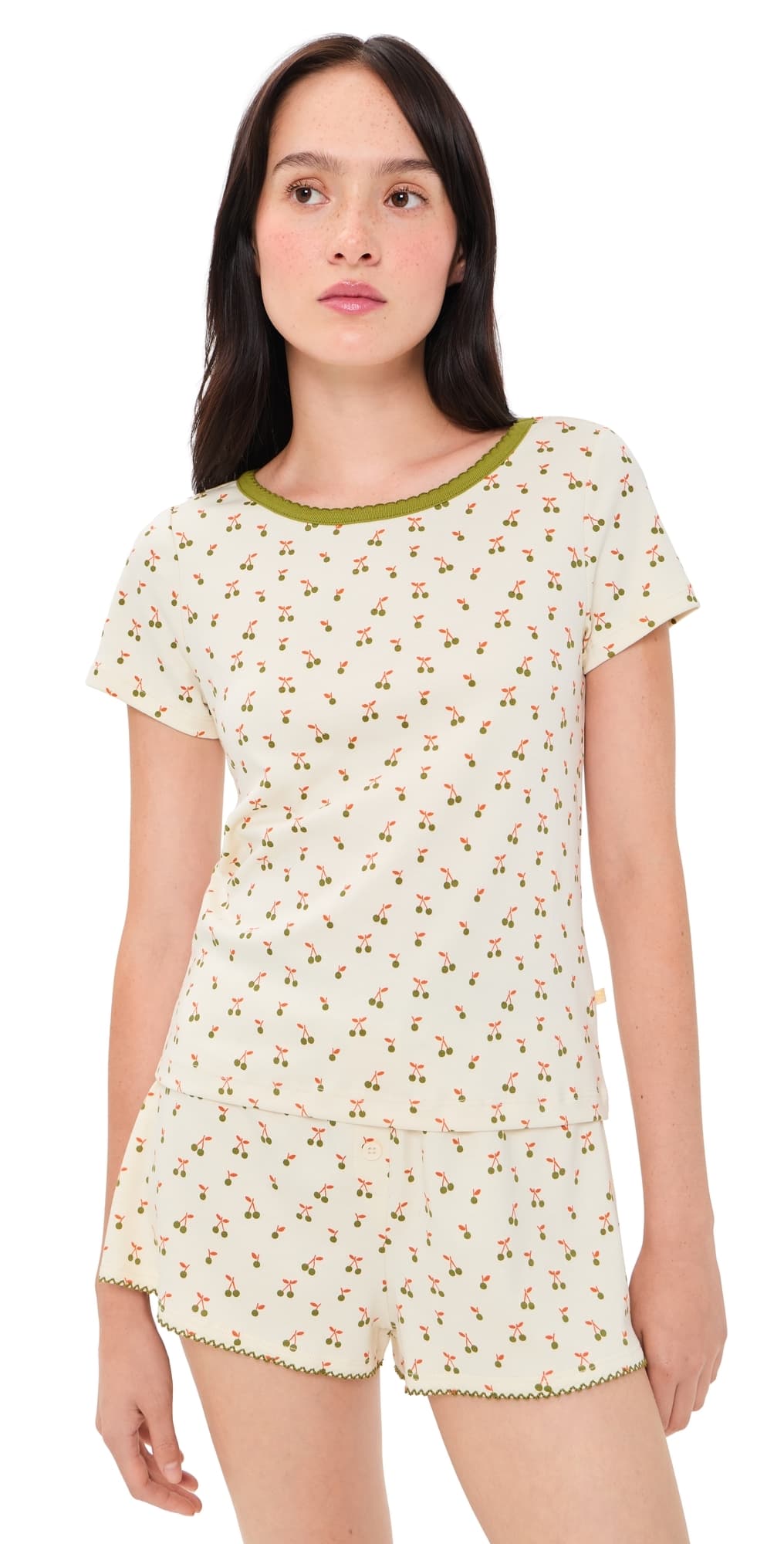 Cozyland by Morgan Lane Baby Jean Tee Fig Print