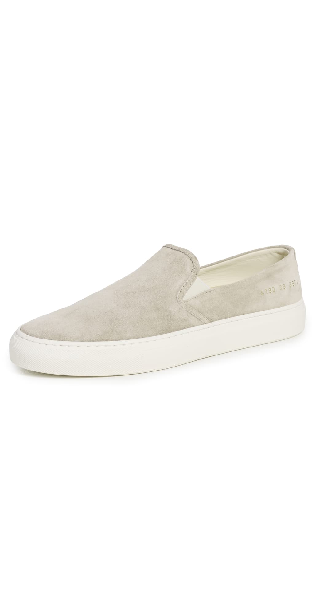 Common Projects Slip On Low Profile Sneakers Warm Grey