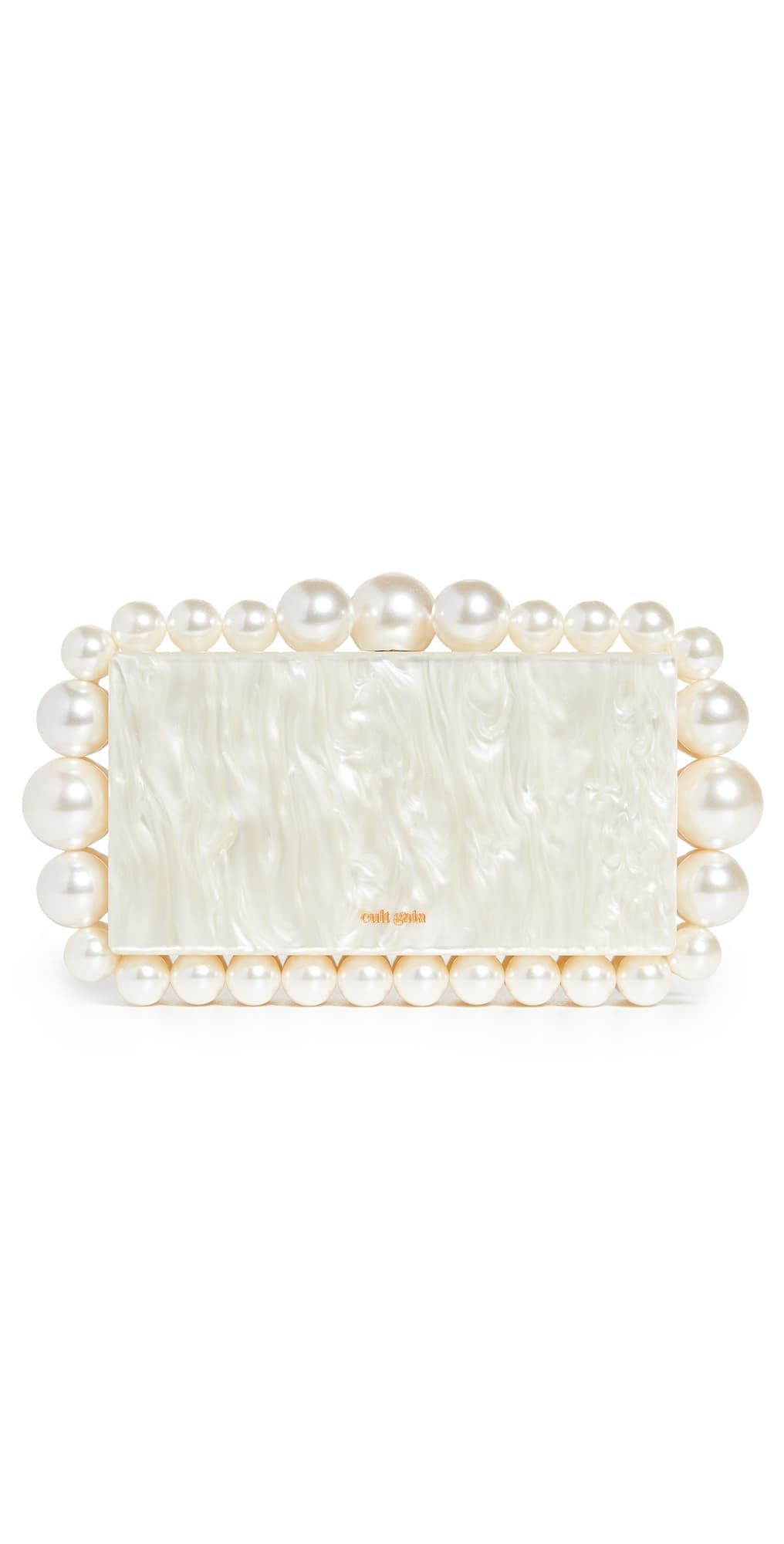 Cult Gaia Eos Box Clutch Ivory · One Size