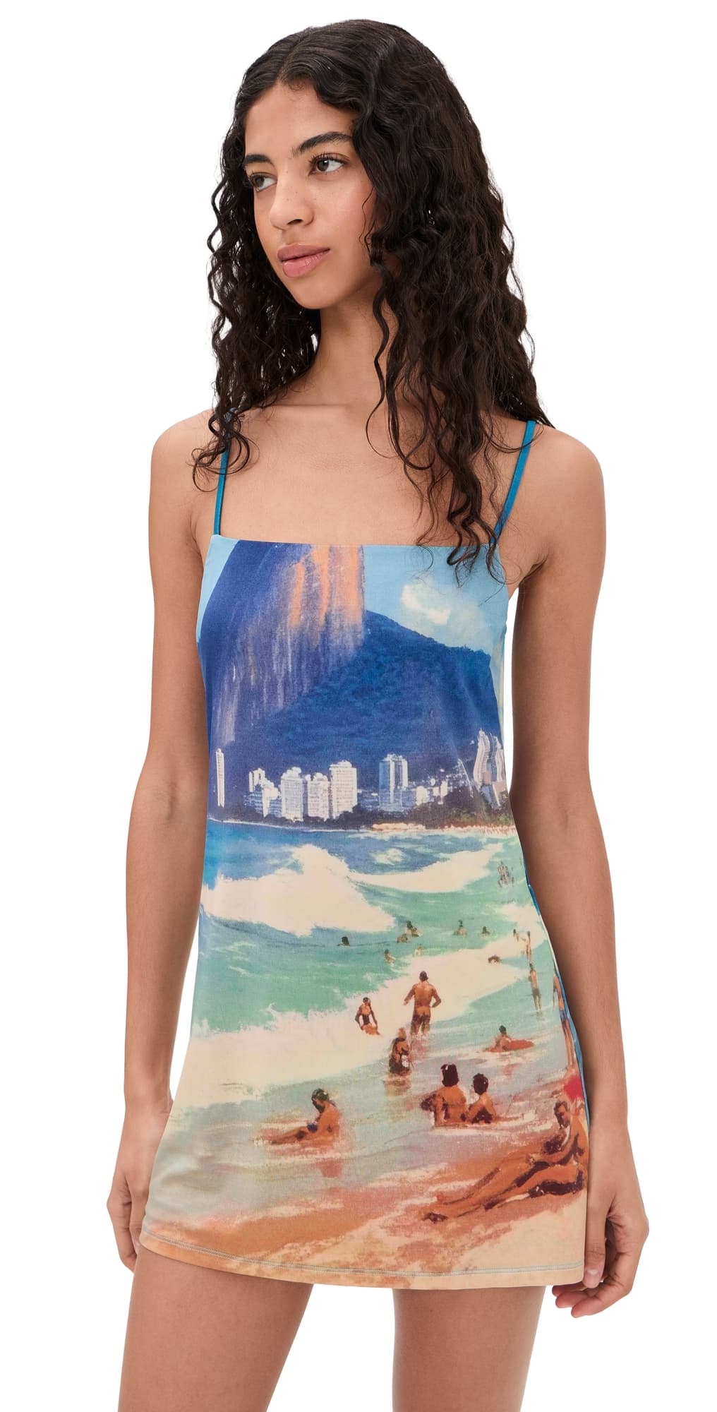 Cult Gaia Cardela Dress Rio Beach Print