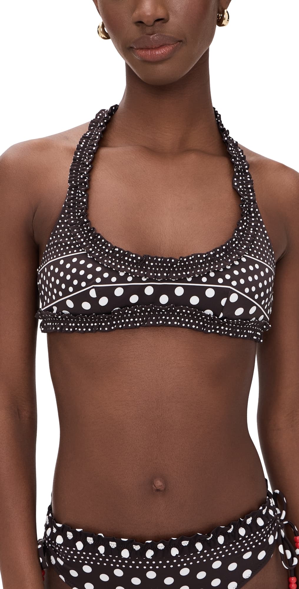 Damson Madder Cove Bikini Top Brown