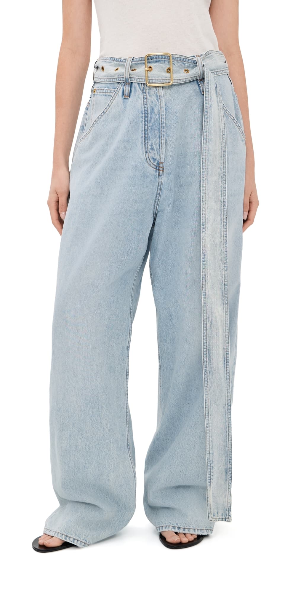 DARKPARK Dalila Relaxed Tencel Jeans Bleach Baby Blue