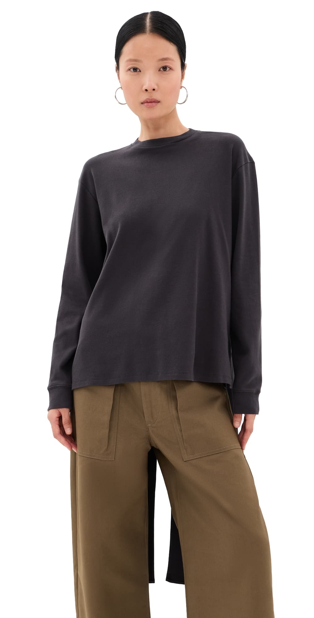 DARKPARK Ally Tail Tee Dark Plum