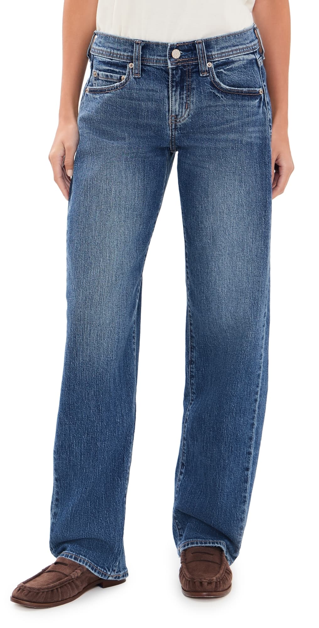 DAZE Replay V-Waist Soft Barrel Jeans Almost Home