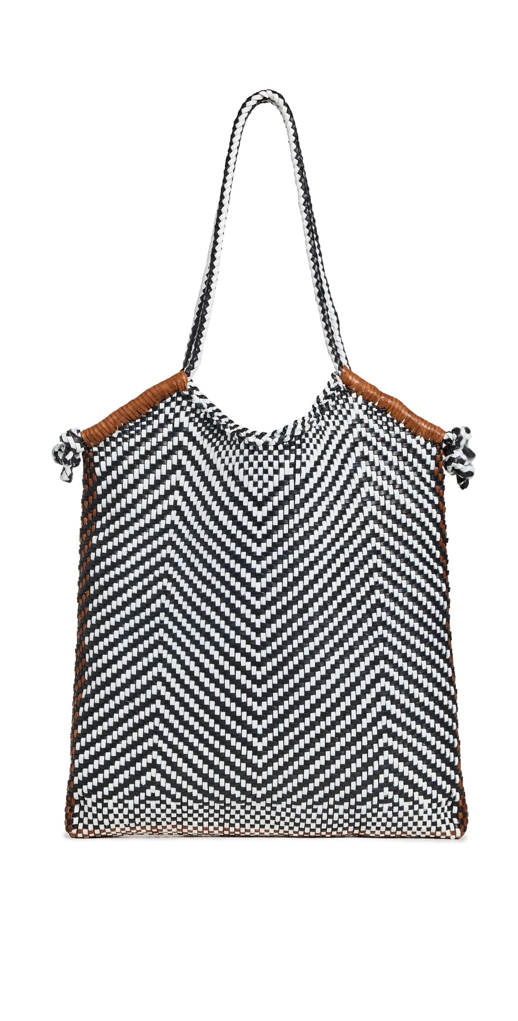 DRAGON DIFFUSION Minga Tote Black/White/Tan · One Size