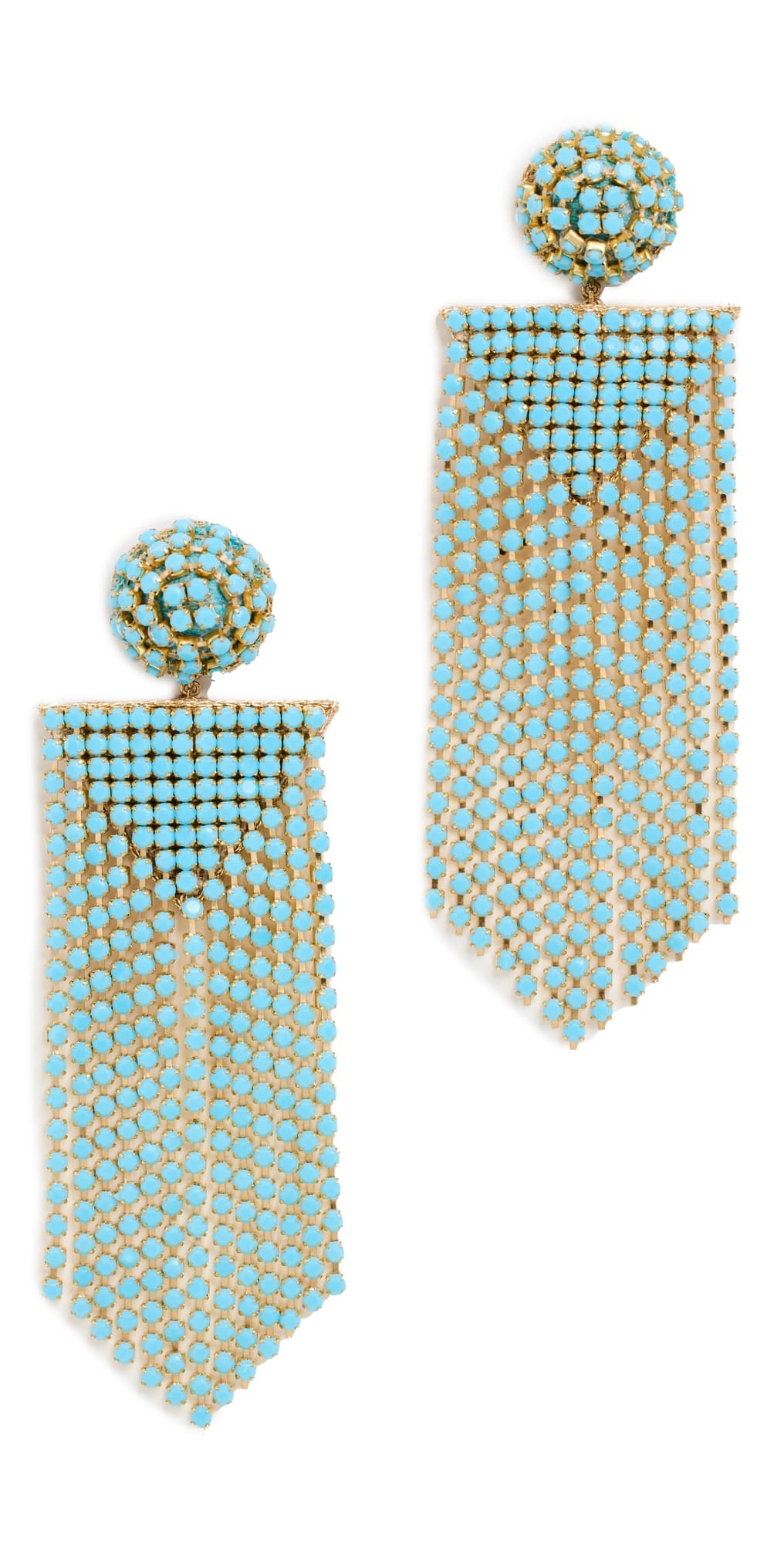 Deepa Gurnani Deepa By Deepa Gurnani Fanning Earrings Turquoise
