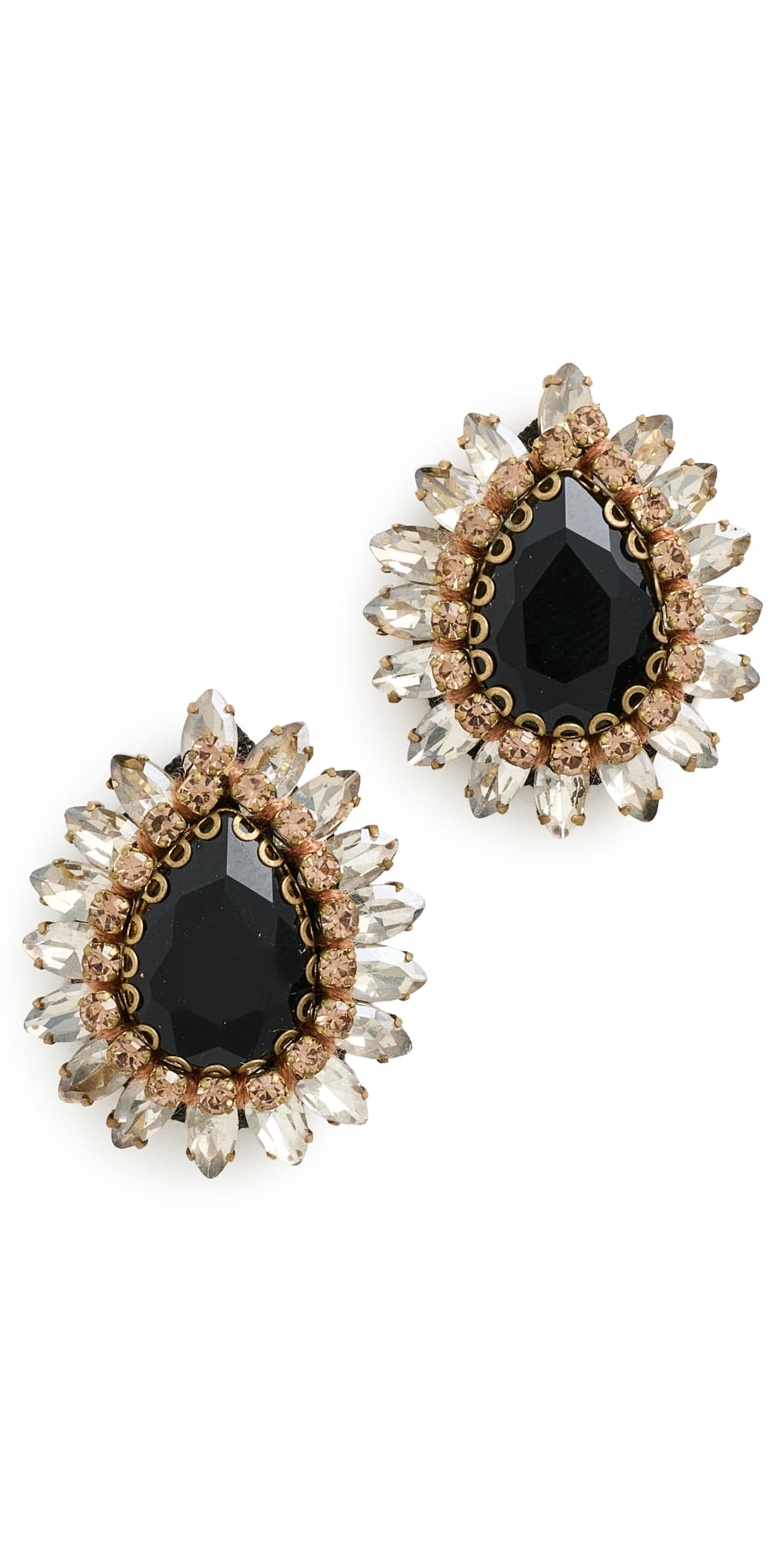 Deepa Gurnani Deepa by Deepa Gurnani Leesha Earrings Black · One Size