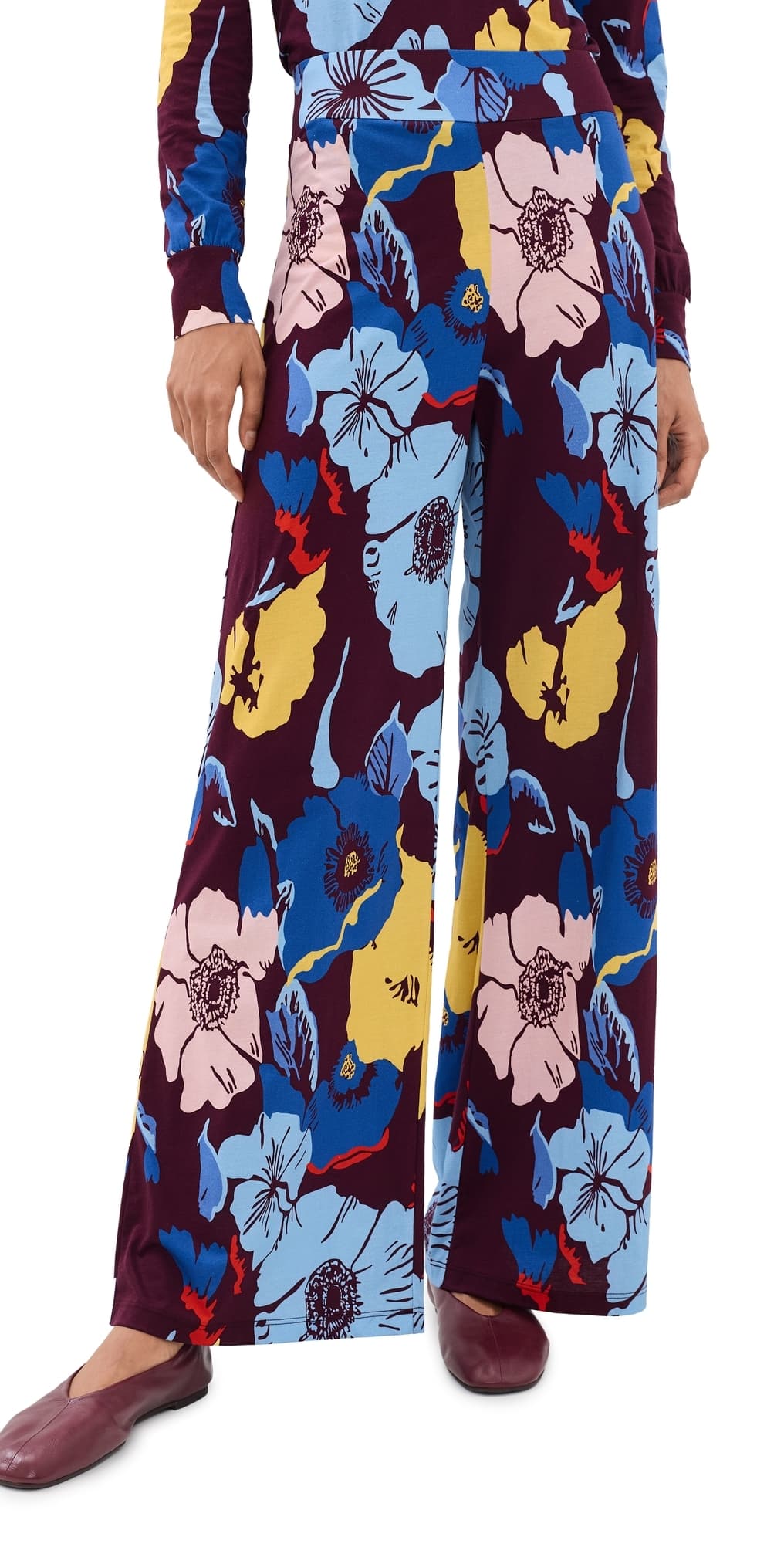 De Loreta Sur Pants Floral