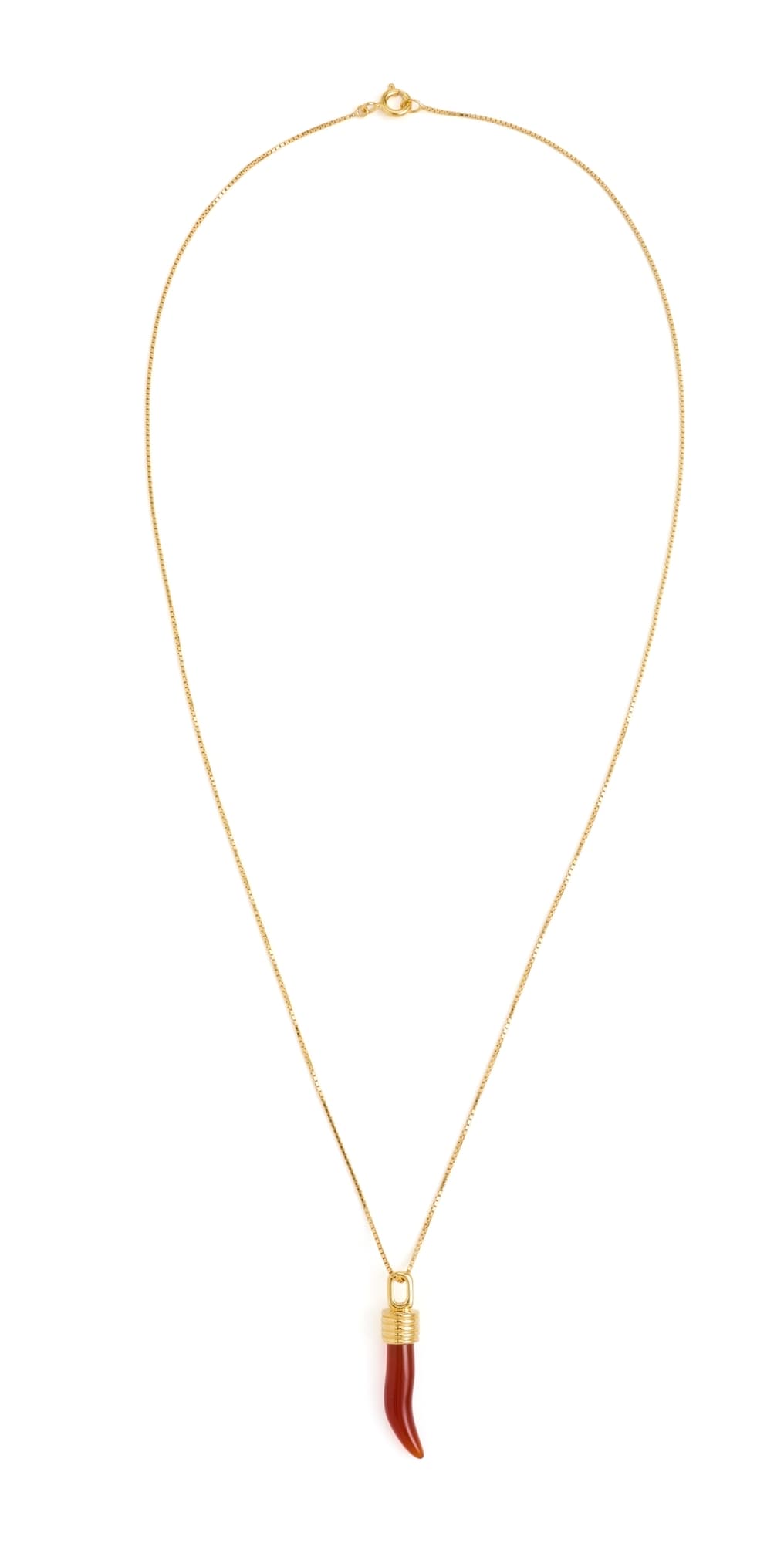 Dévé Cornicello Necklace Gold Vermeil