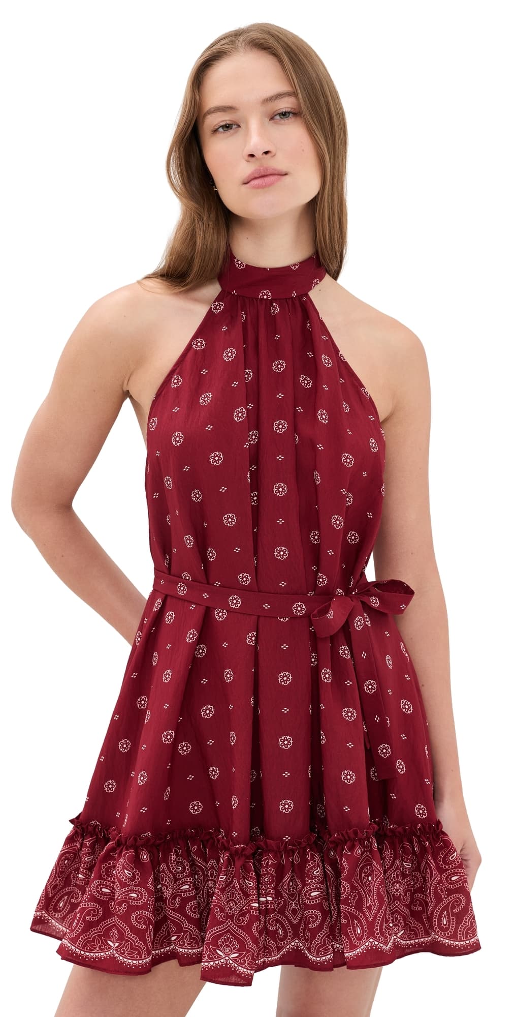 Devon Windsor Selma Dress Merlot