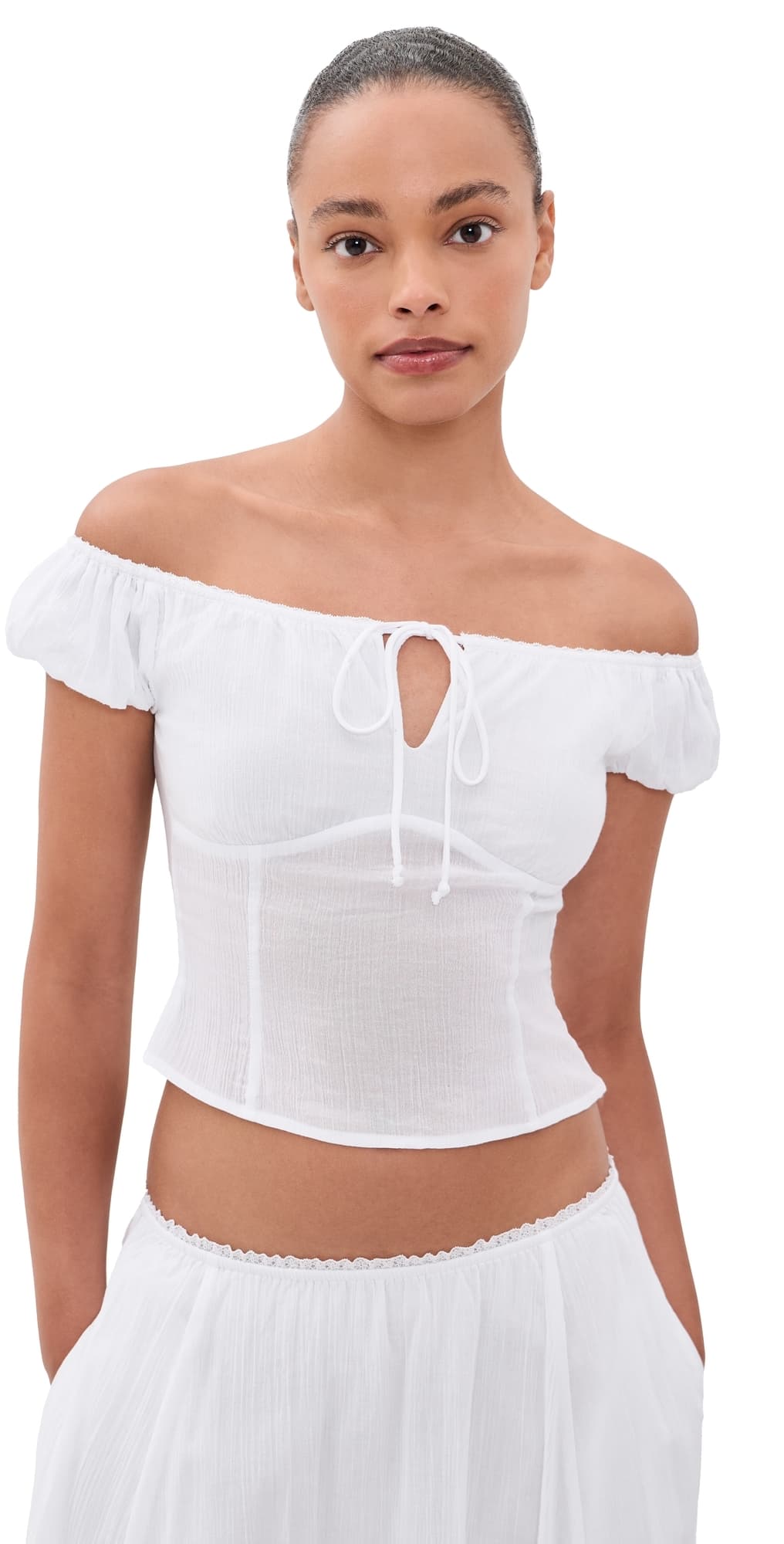 GUIZIO Anabella Top White