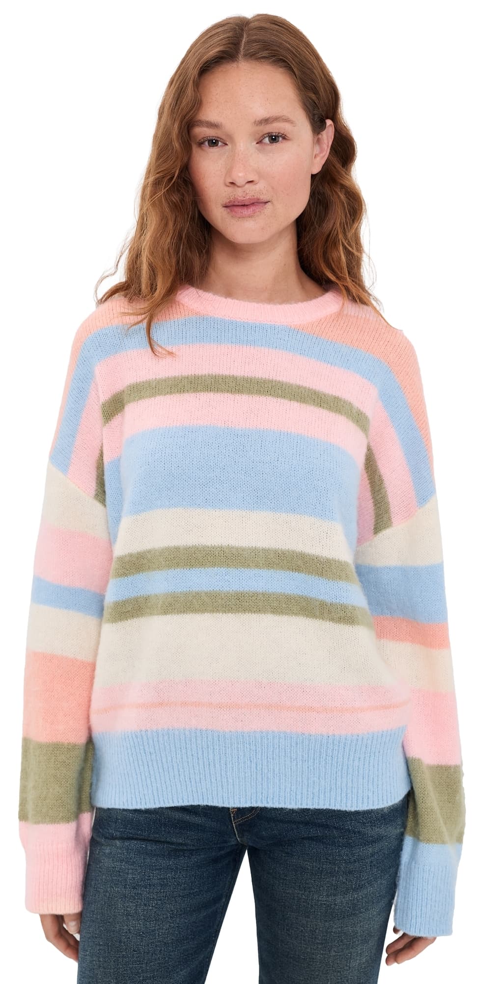 GUIZIO Hawley Sweater Peach Multi