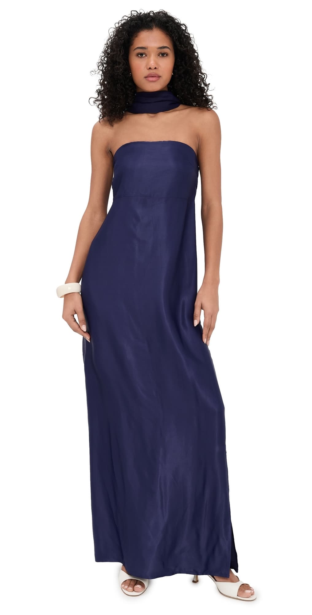 DIARRABLU Tubi Dress Solid Navy