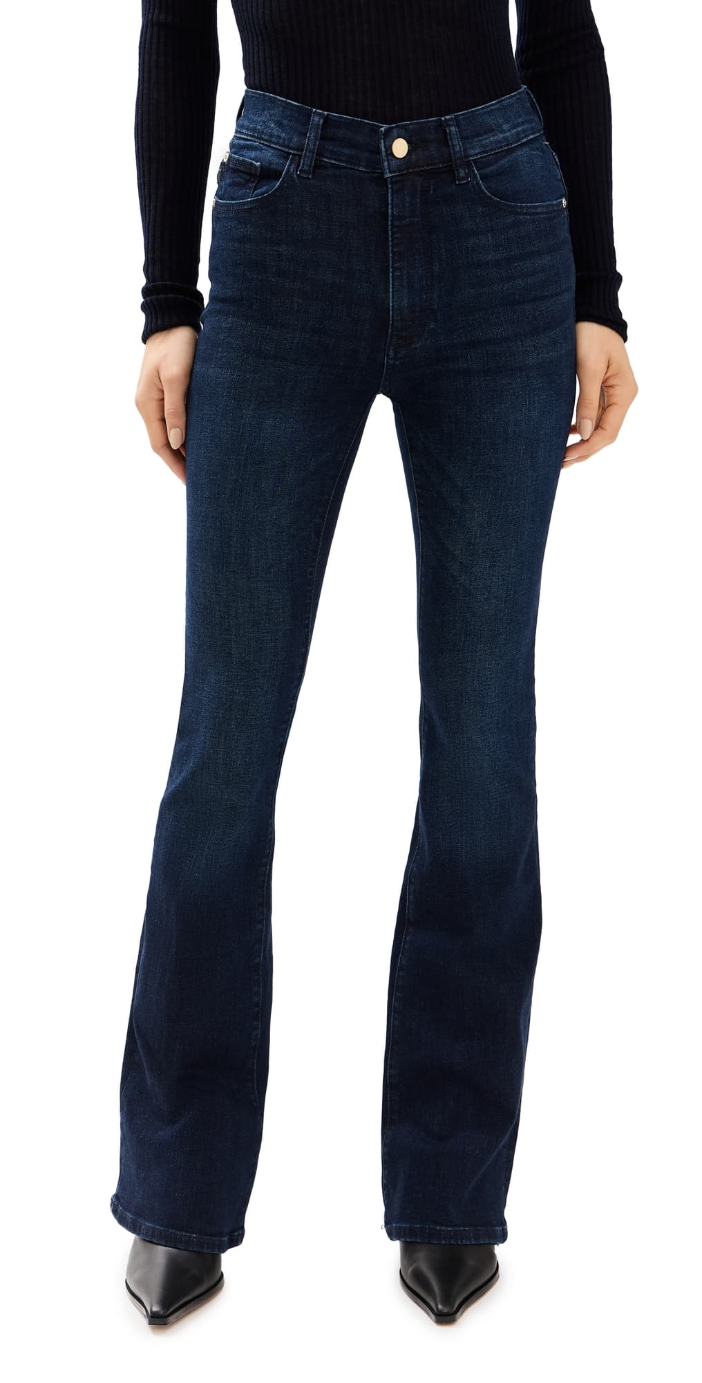 DL1961 Bridget Bootcut High Rise Instasculpt Jeans Mediterranean (Performance)