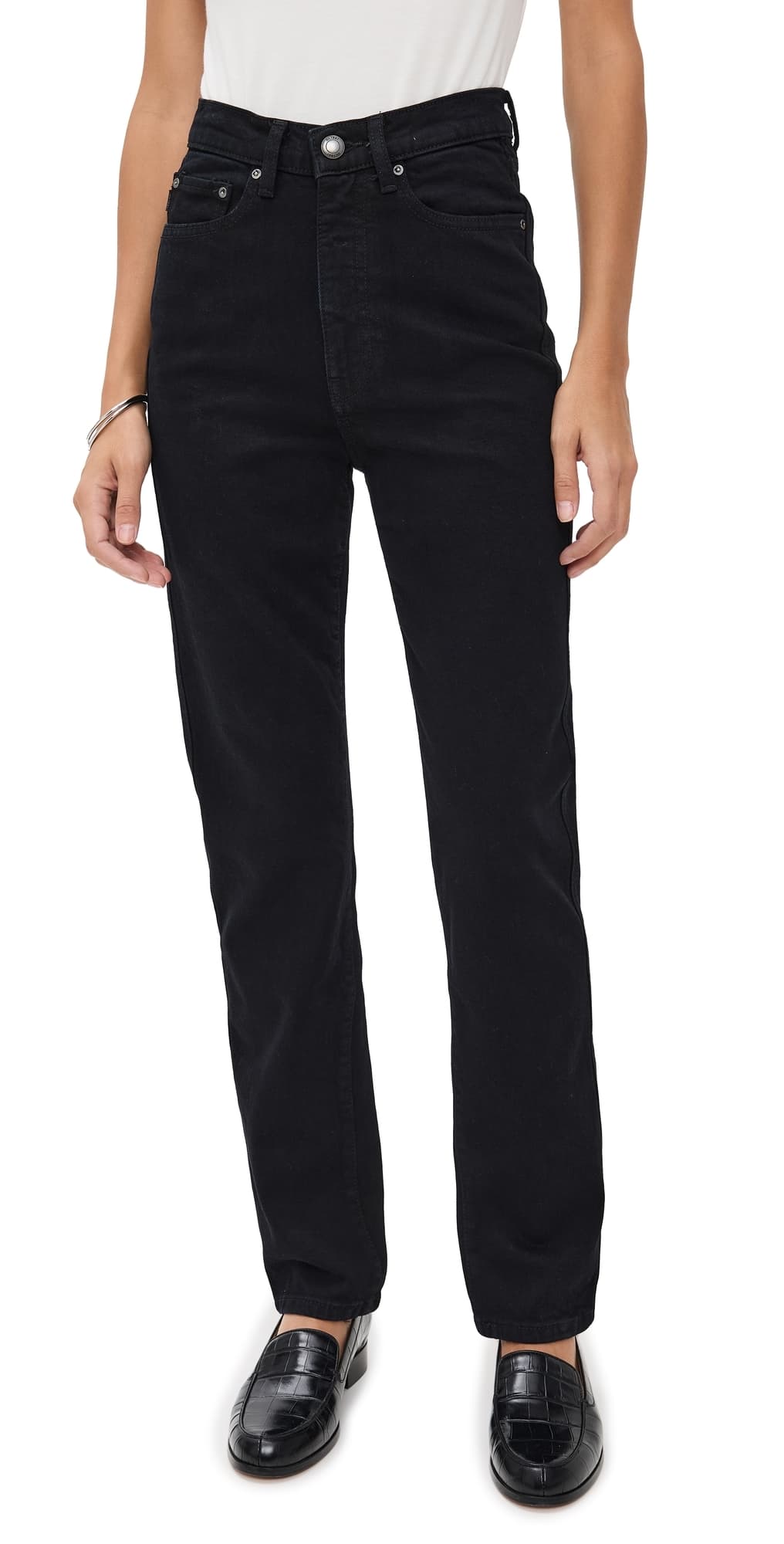 DL1961 Kristy High Rise Cigarette SculptSystem Jeans Black (Vintage)