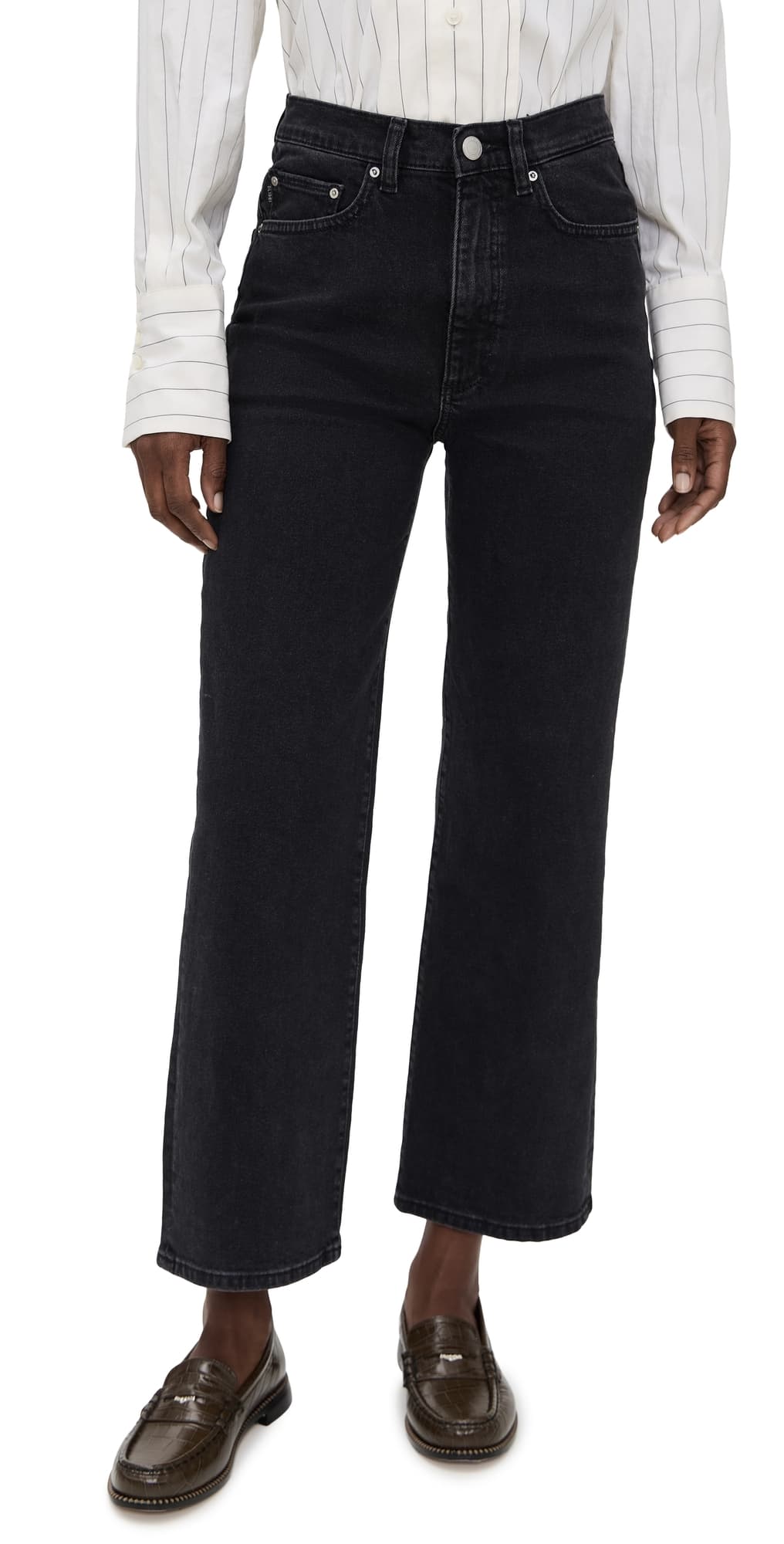DL1961 Karmine Refined Wide Leg High Rise Jeans Nightshade (Vintage)