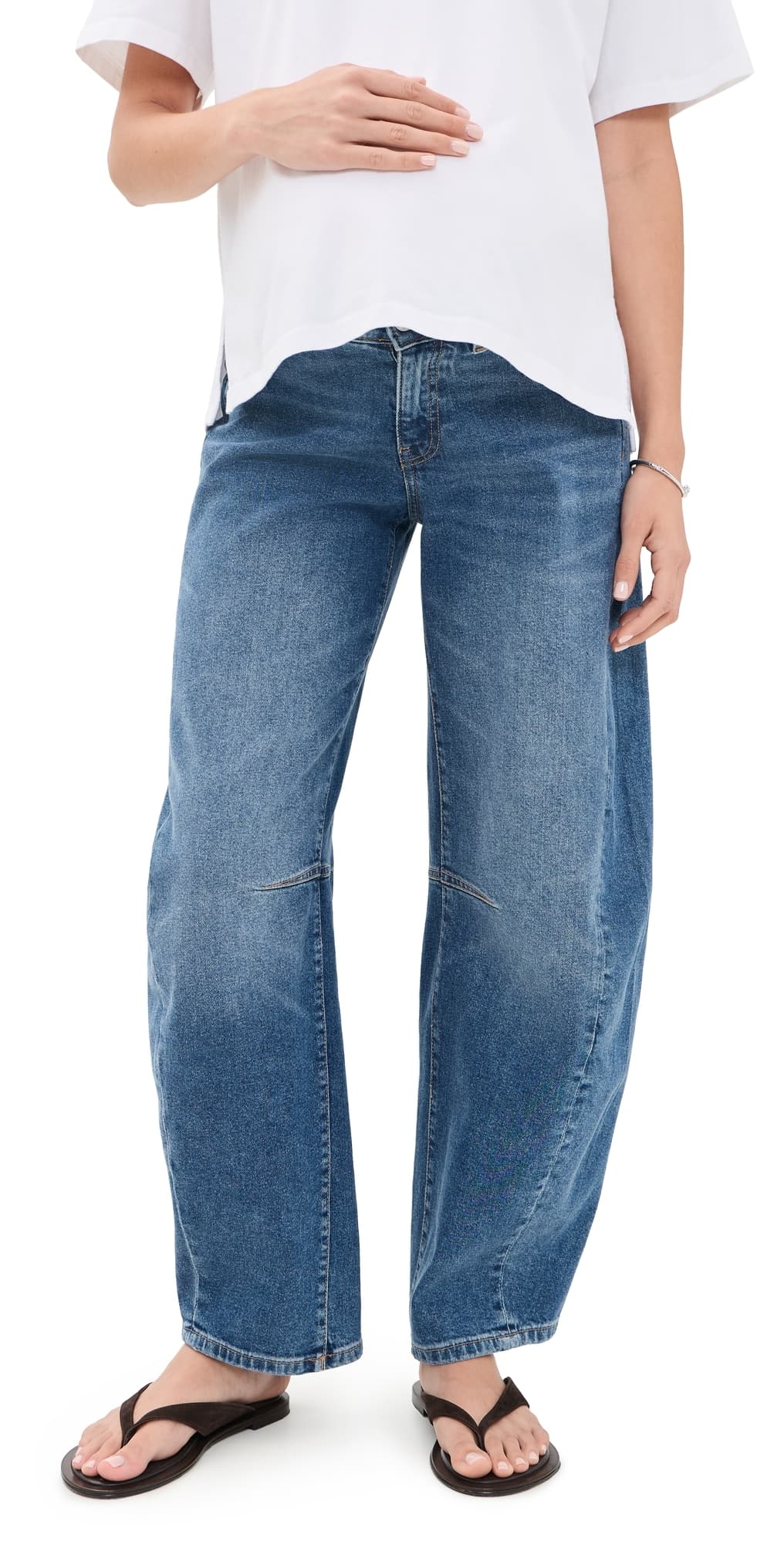 DL1961 x Bumpsuit Miro Barrel Maternity Jeans North Current