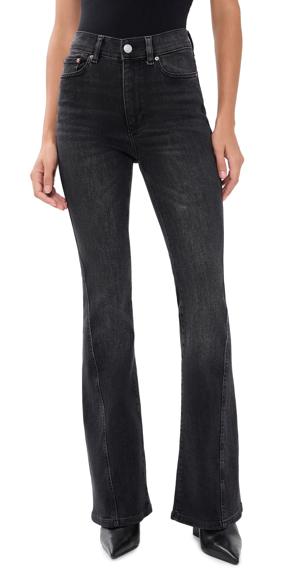 DL1961 Bridget Boot Instasculpt Jeans Nightshade Seamed (Dl Airbrush)
