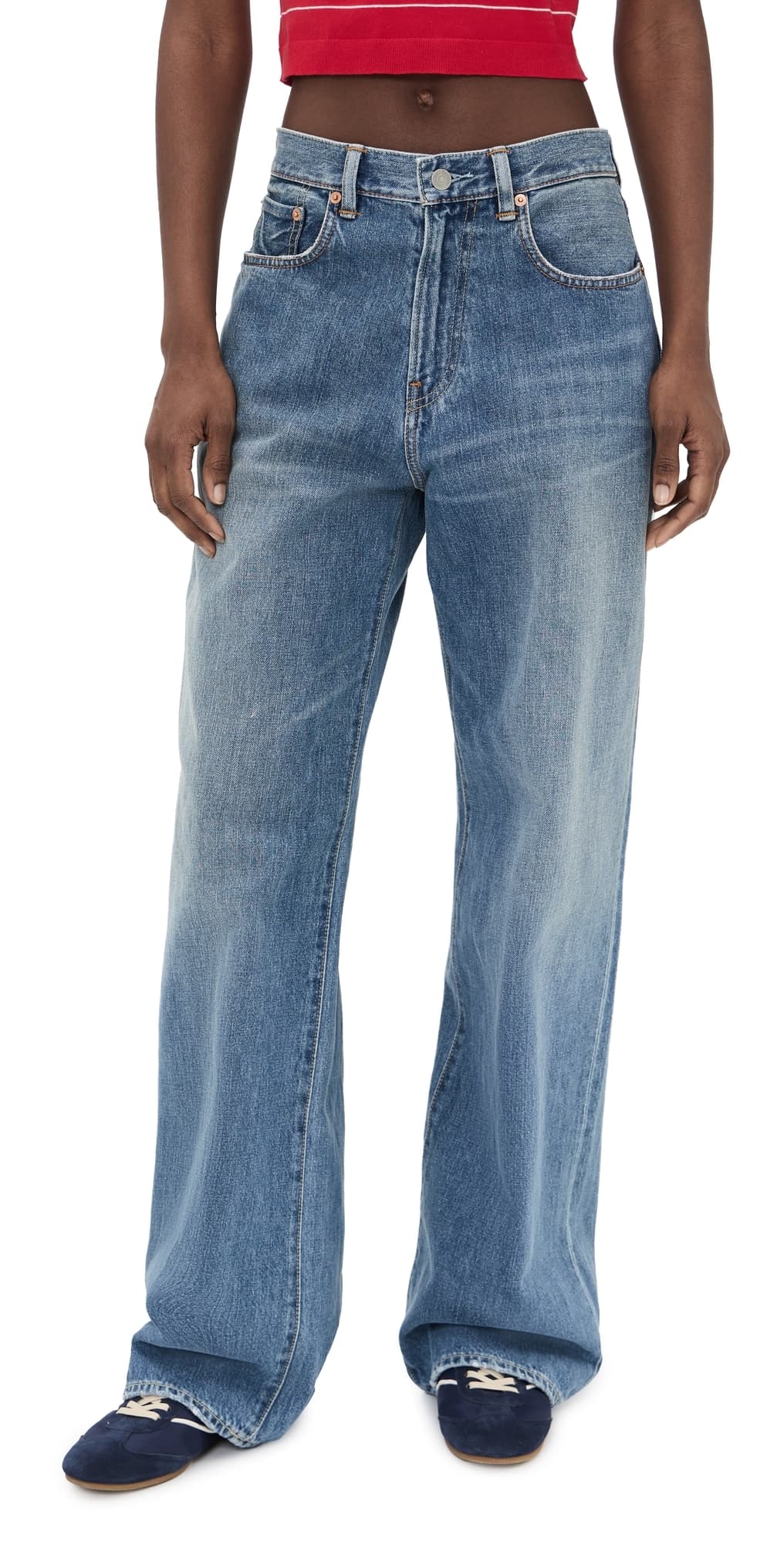 Denimist Teri Wide Leg Jeans Rehan Blue
