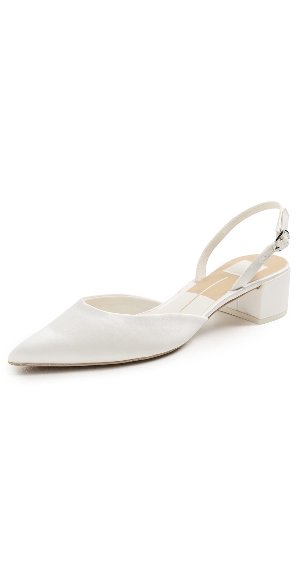 Dolce Vita Carel Heels True White Satin