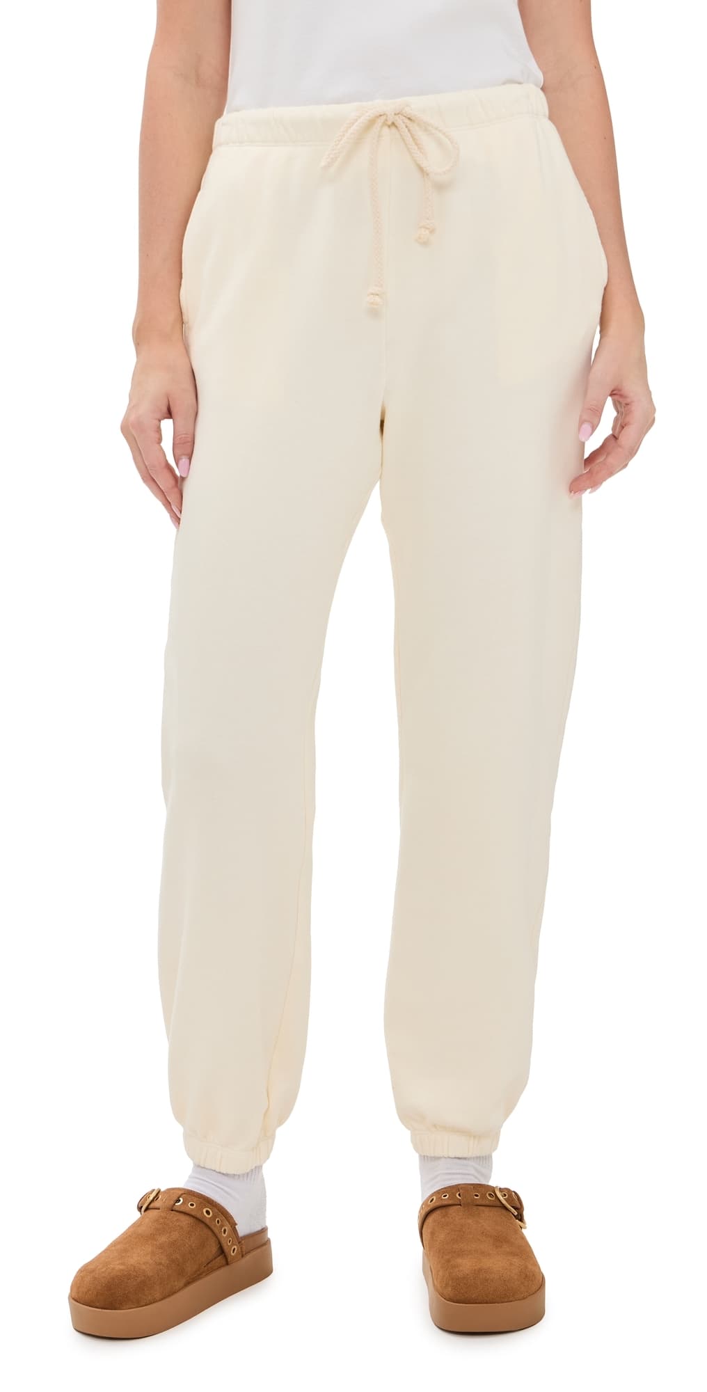 DONNI. The Eco Terry Sweatpants Creme