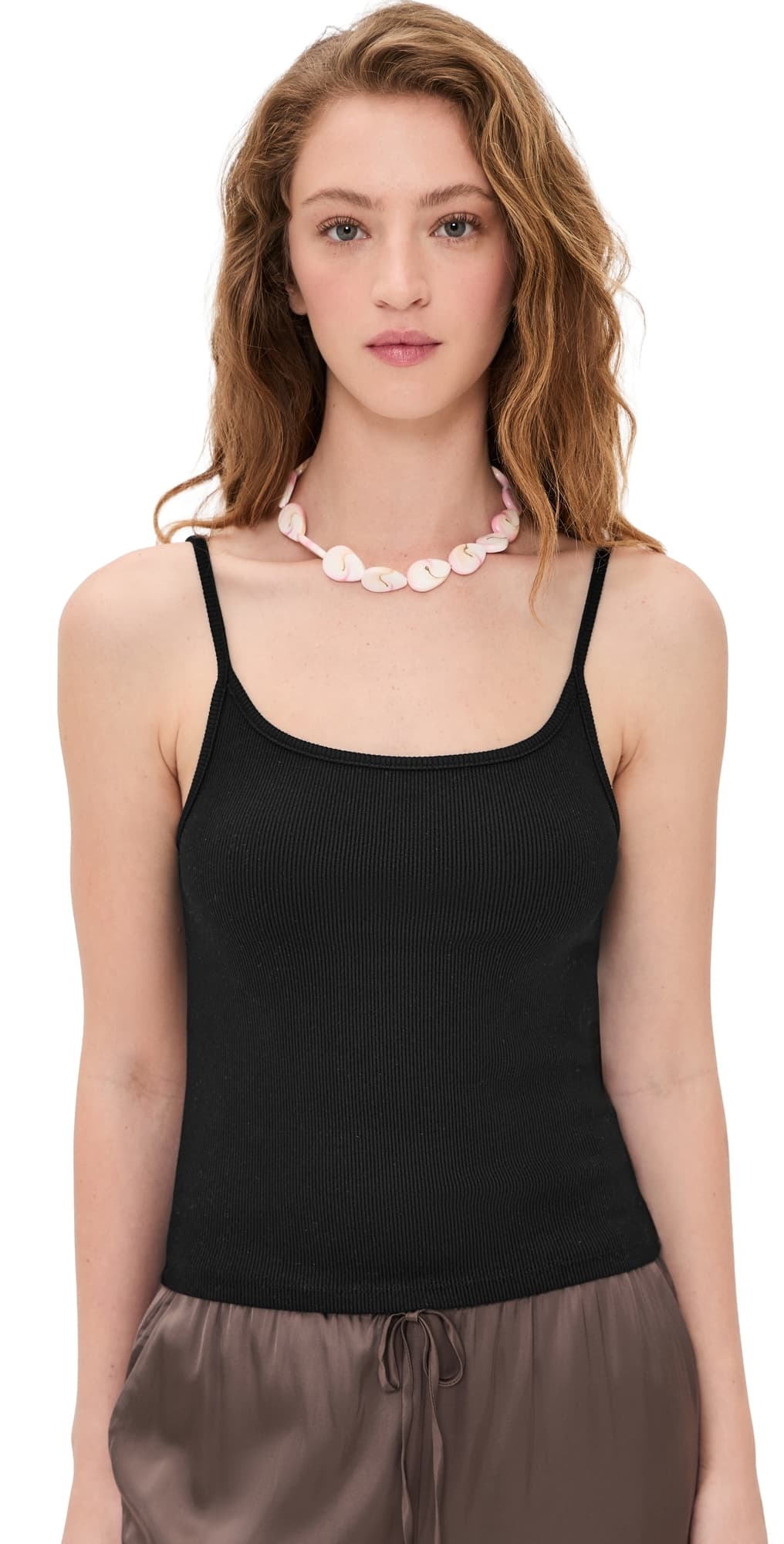 DONNI. The Rib Spaghetti Tank Jet