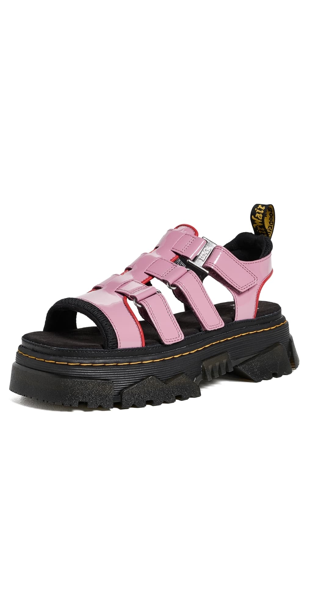 Dr. Martens Mattison Sandals Dusty Rose Soft Patent