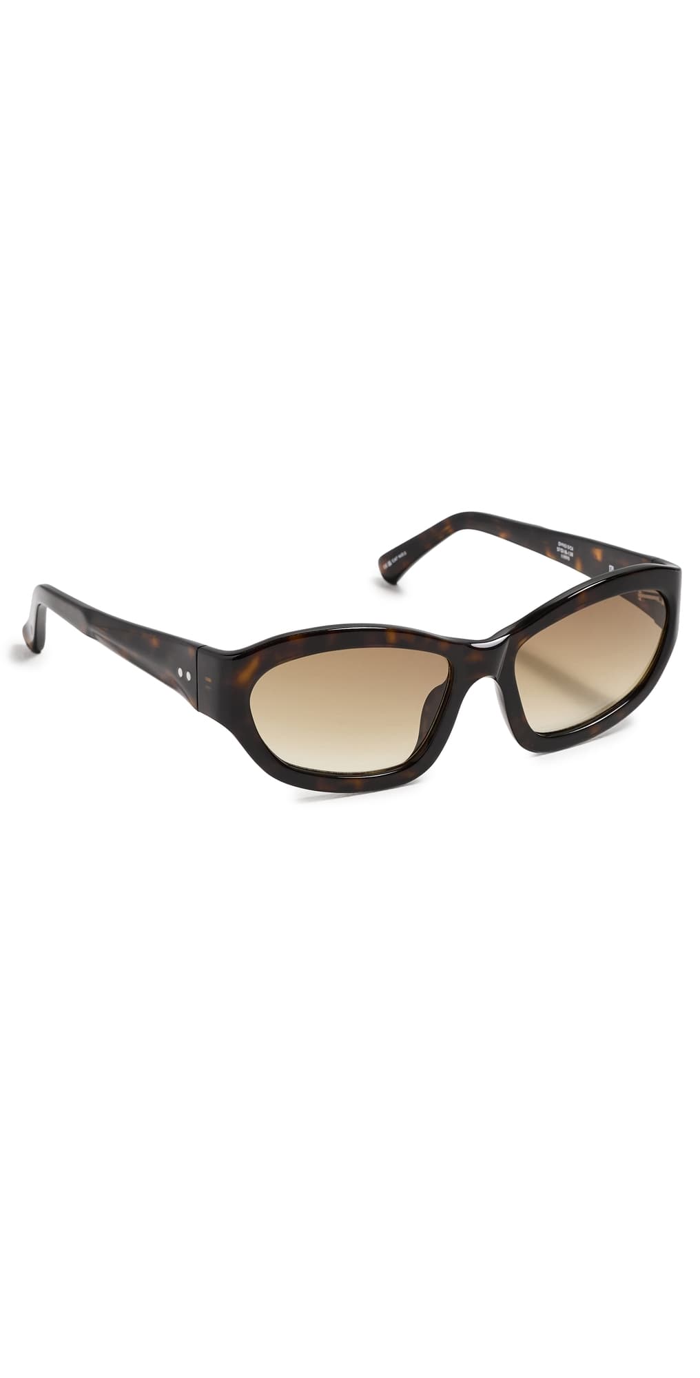 Dries Van Noten Wrap Sunglasses Tortoise Shell · One Size