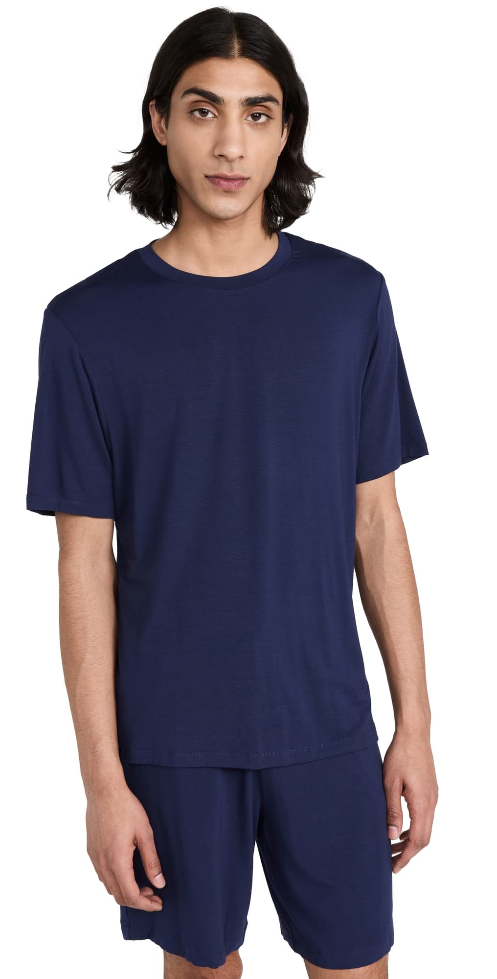 Eberjey Henry Modal Short Pajama Set True Navy