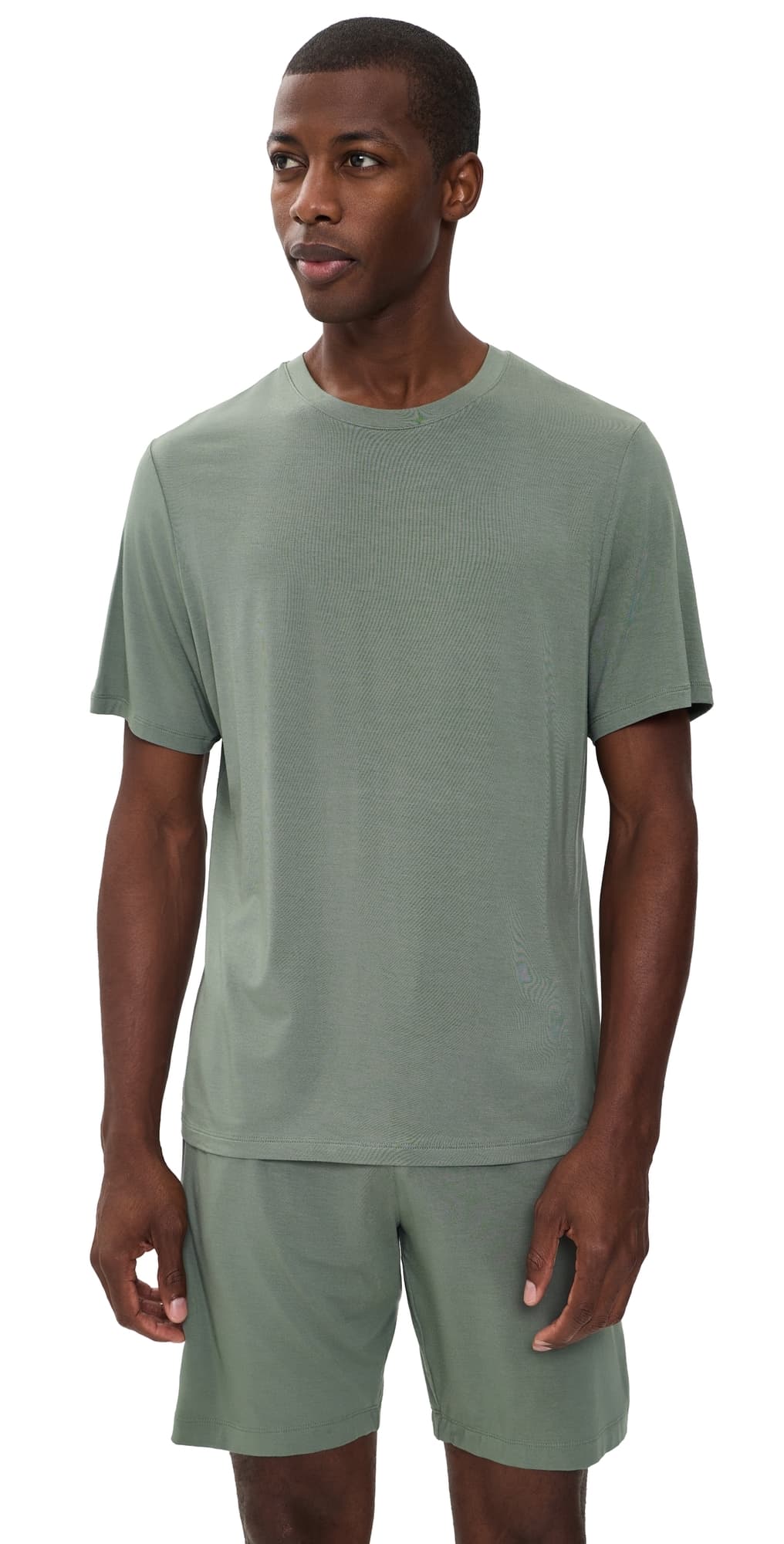 Eberjey Henry Short Pajamas Set Desert Sage