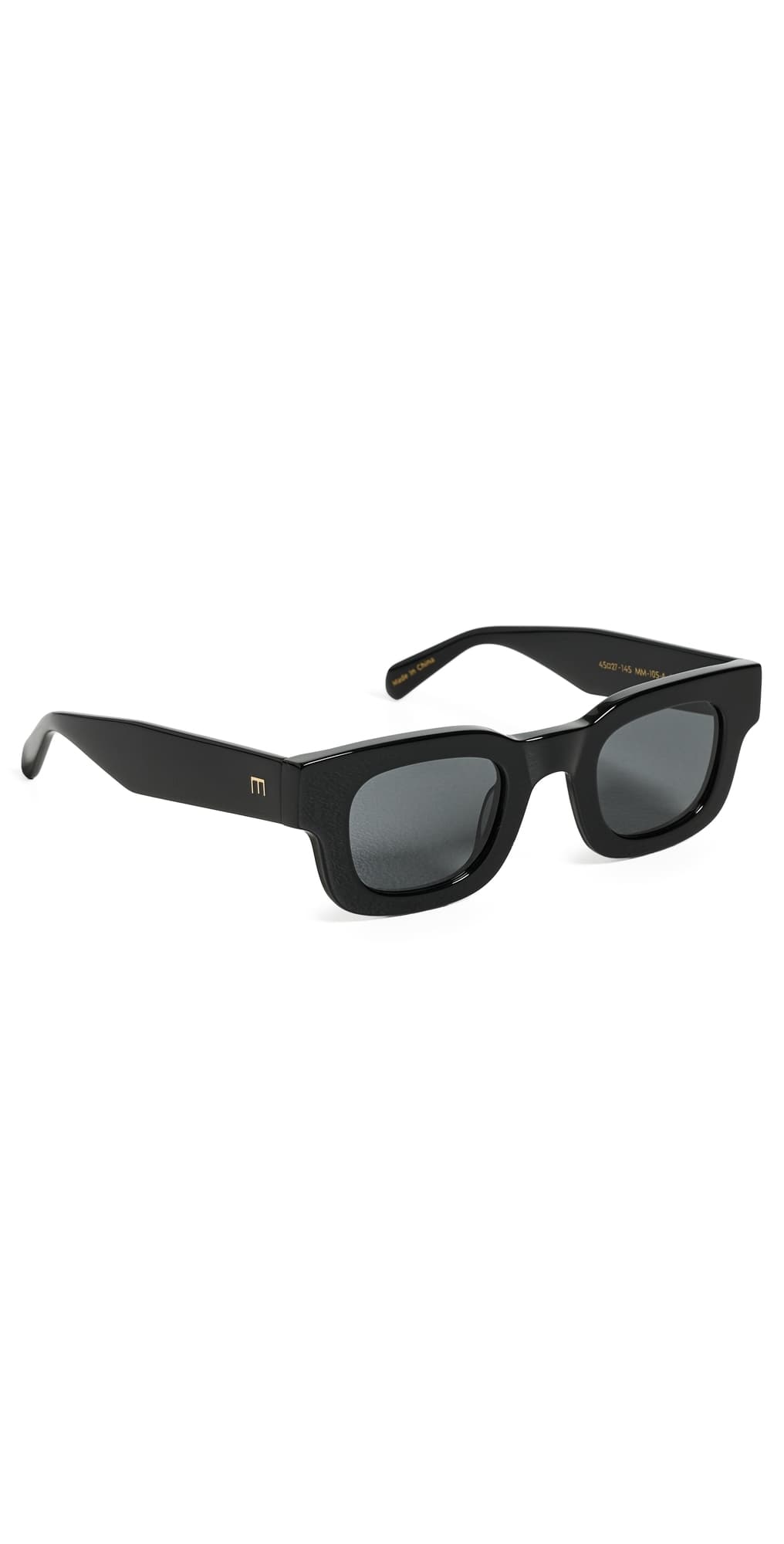 Elisa Johnson Miller Sunglasses Gloss Black · One Size