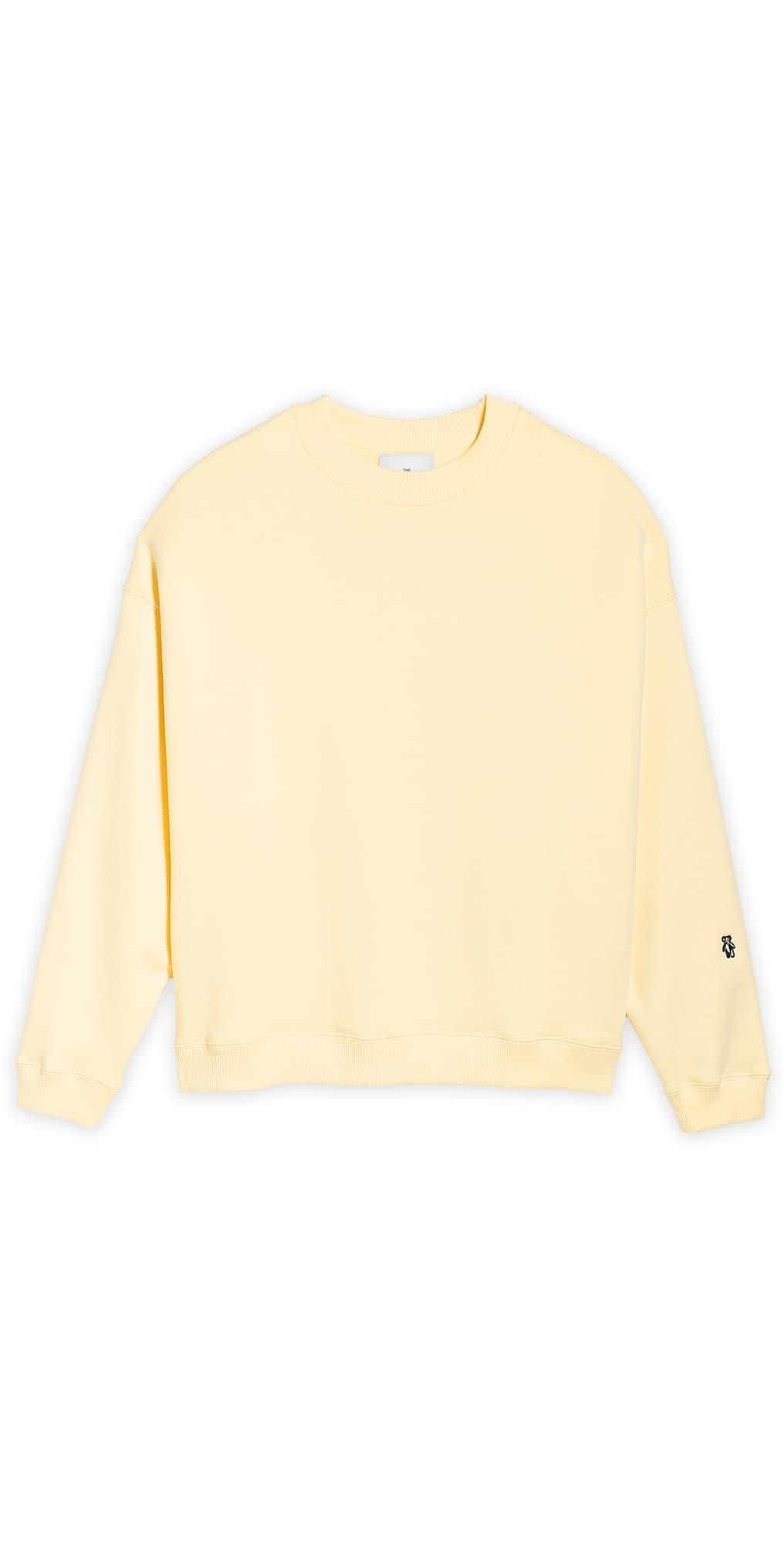The Elder Statesman Unisex Coast Oversized Crew Butter