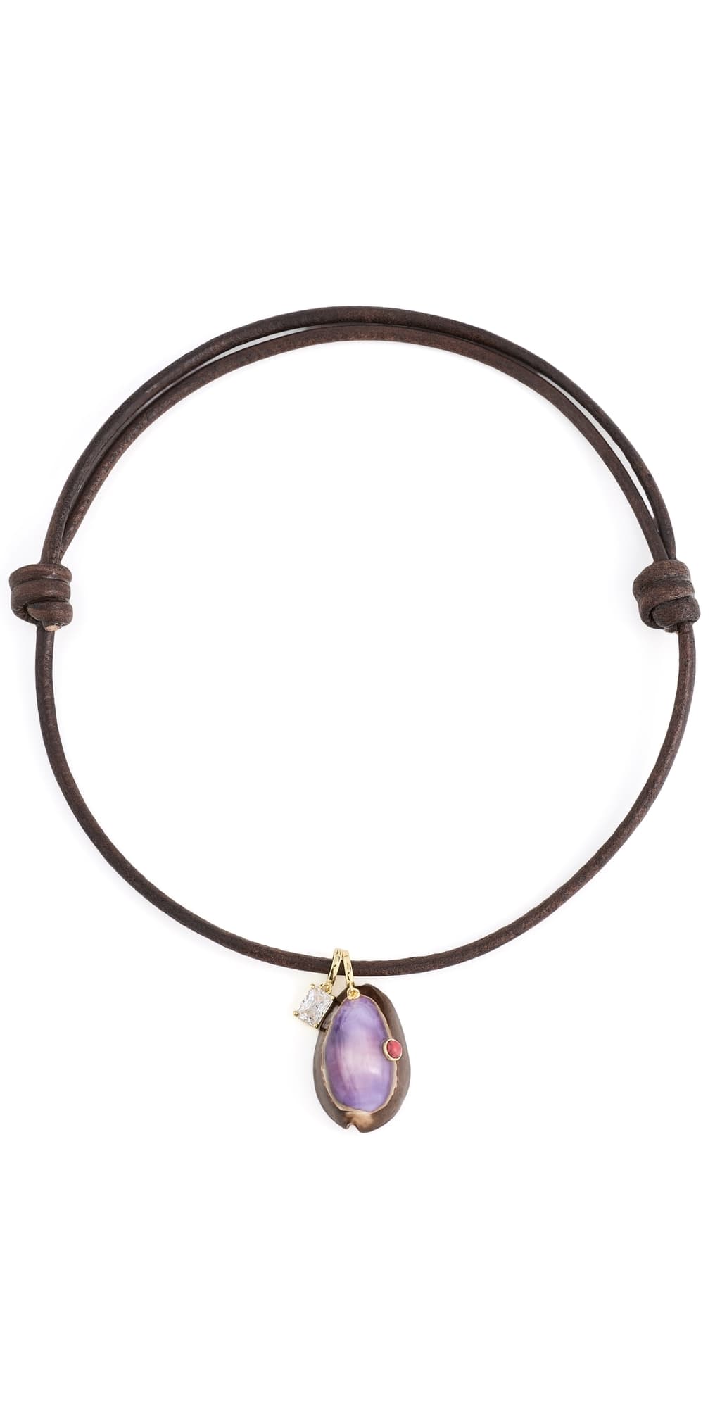 éliou Kosta Necklace Brown