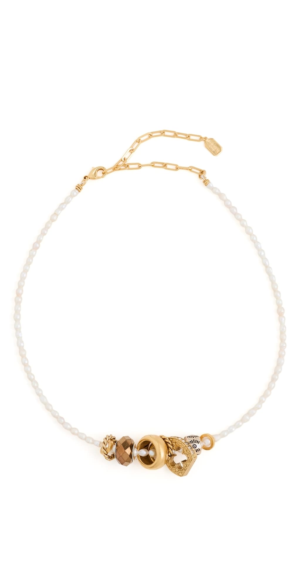 Elizabeth Cole Ines Necklace Pearl · One Size