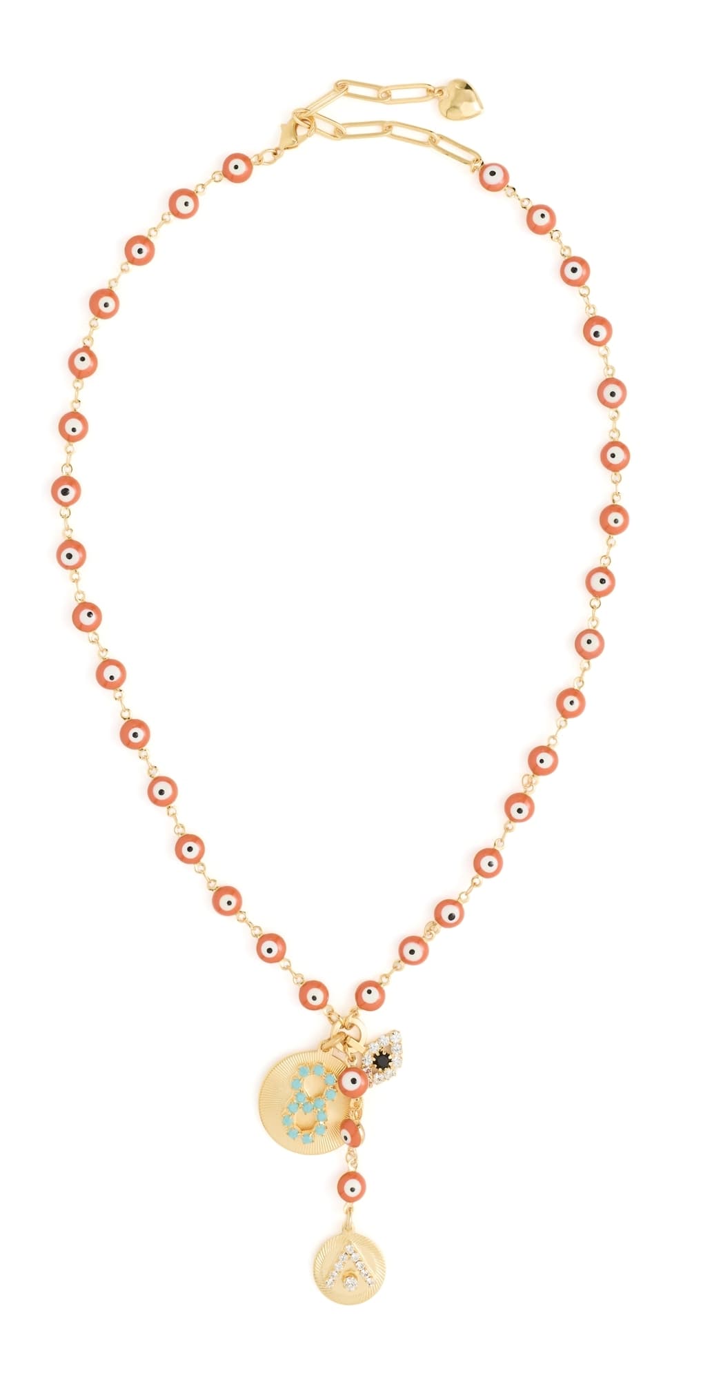 Elizabeth Cole Galia Necklace Orange · One Size