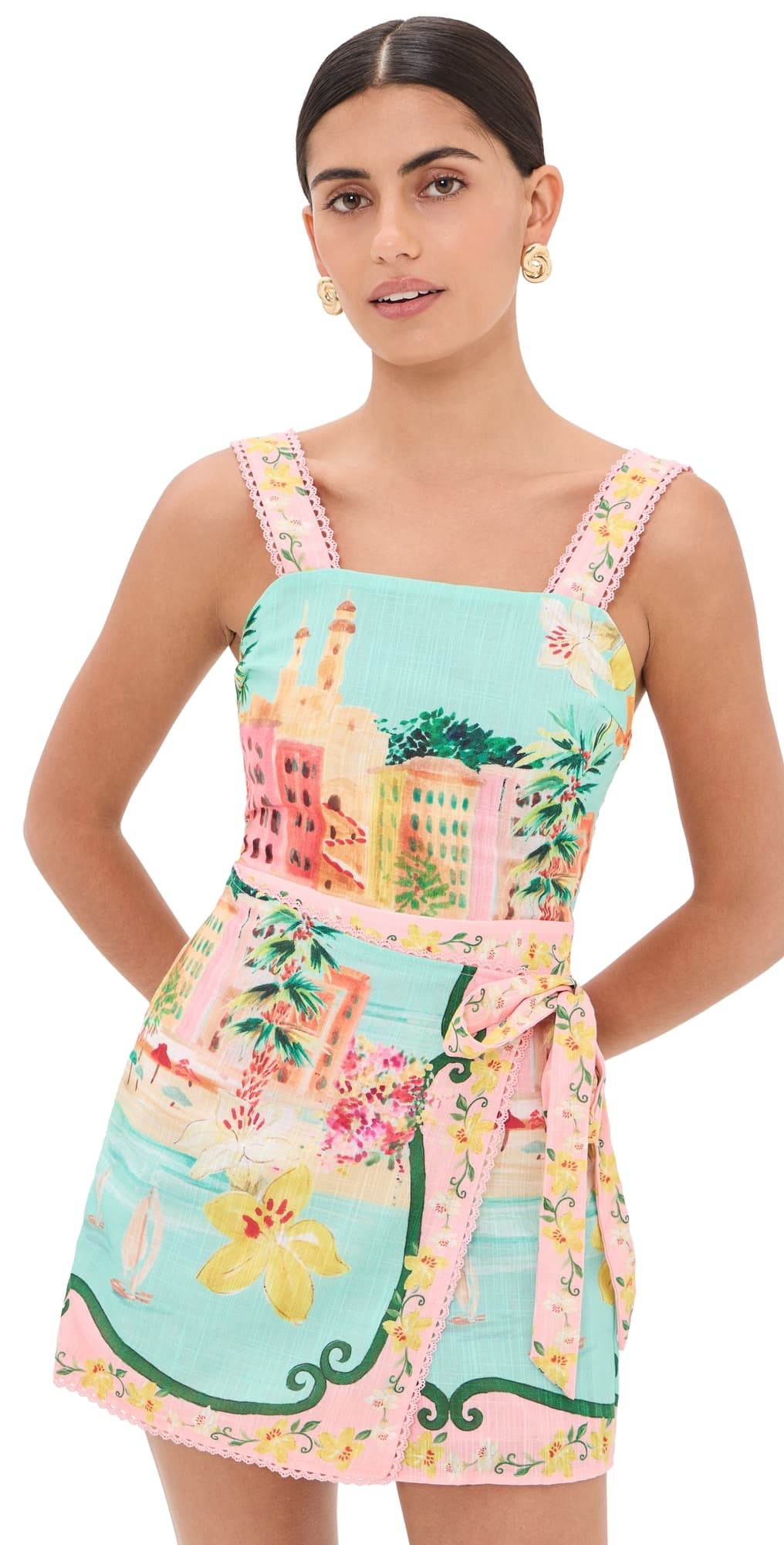 En Saison Selena Romper Pink Multi