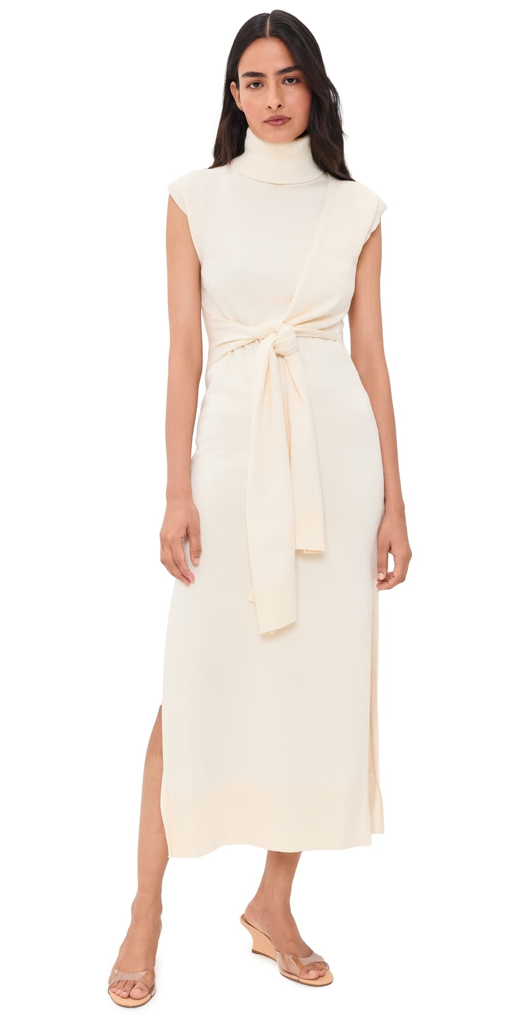 En Saison Bernadette Midi Dress Ivory