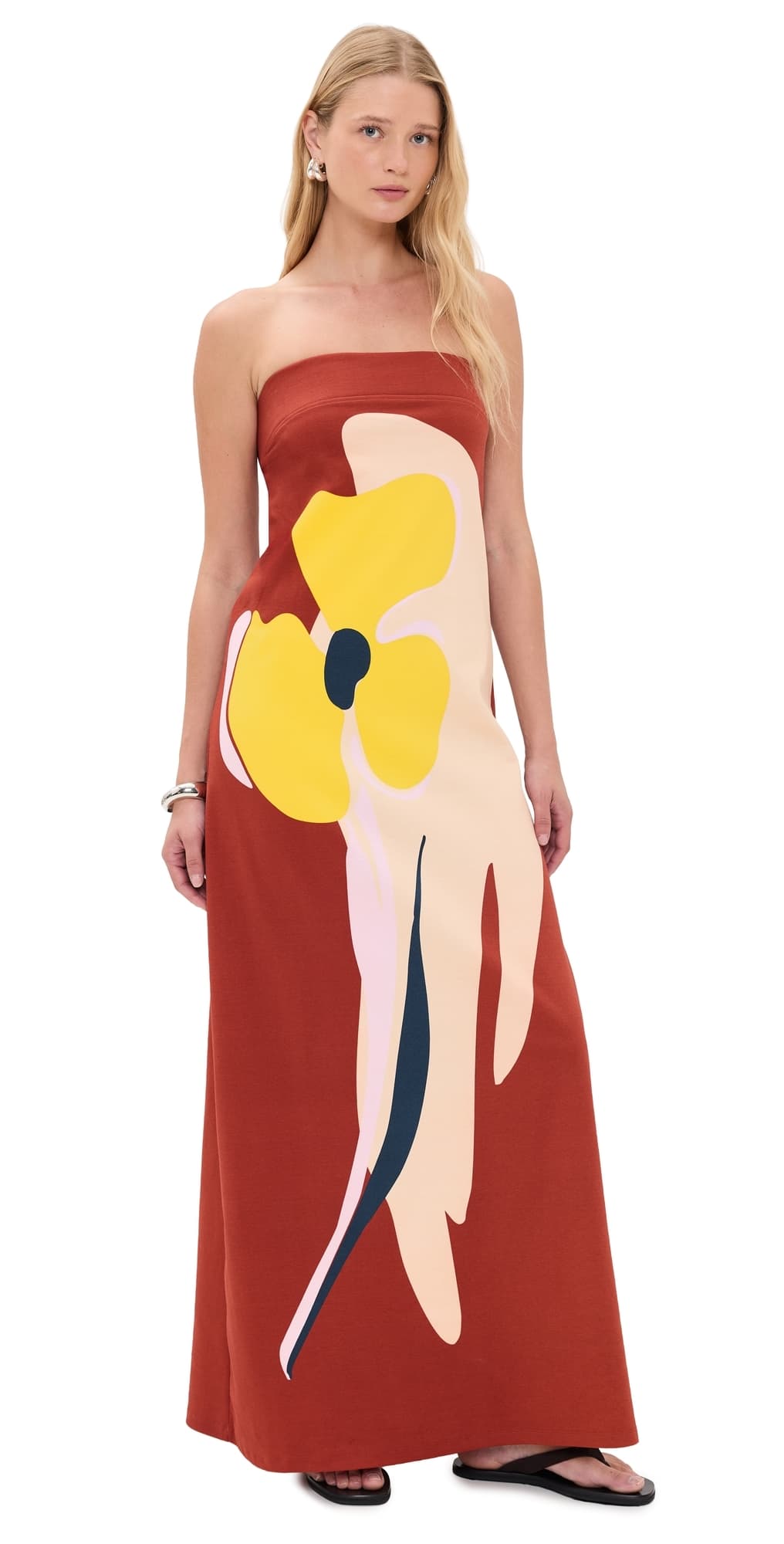 ESSENTIEL ANTWERP Jannick Printed Jersey Dress Combo1 Faded Plum
