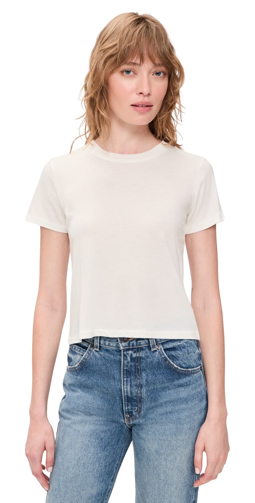 Éterne Short Sleeve Boxy Tee Ivory