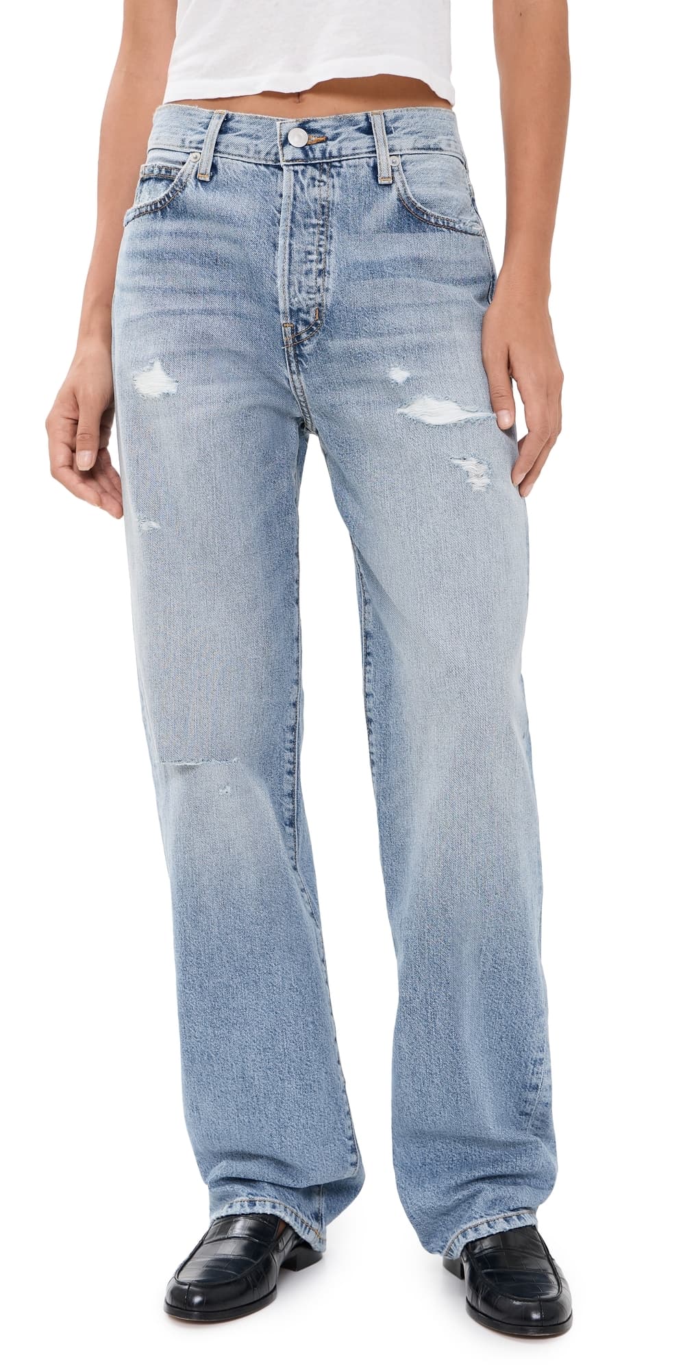 Éterne Saint Boyfriend Jeans Light Indigo