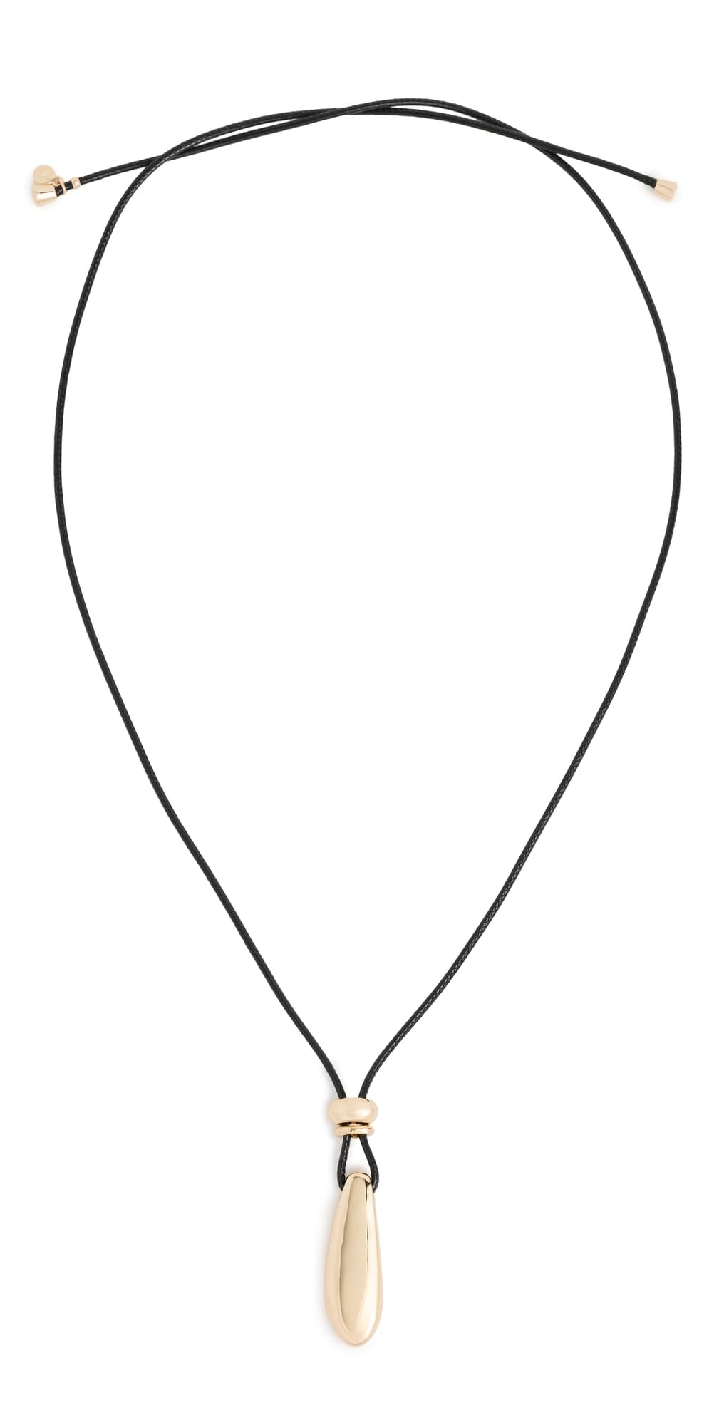 Ettika Pendant Corded Necklace Black