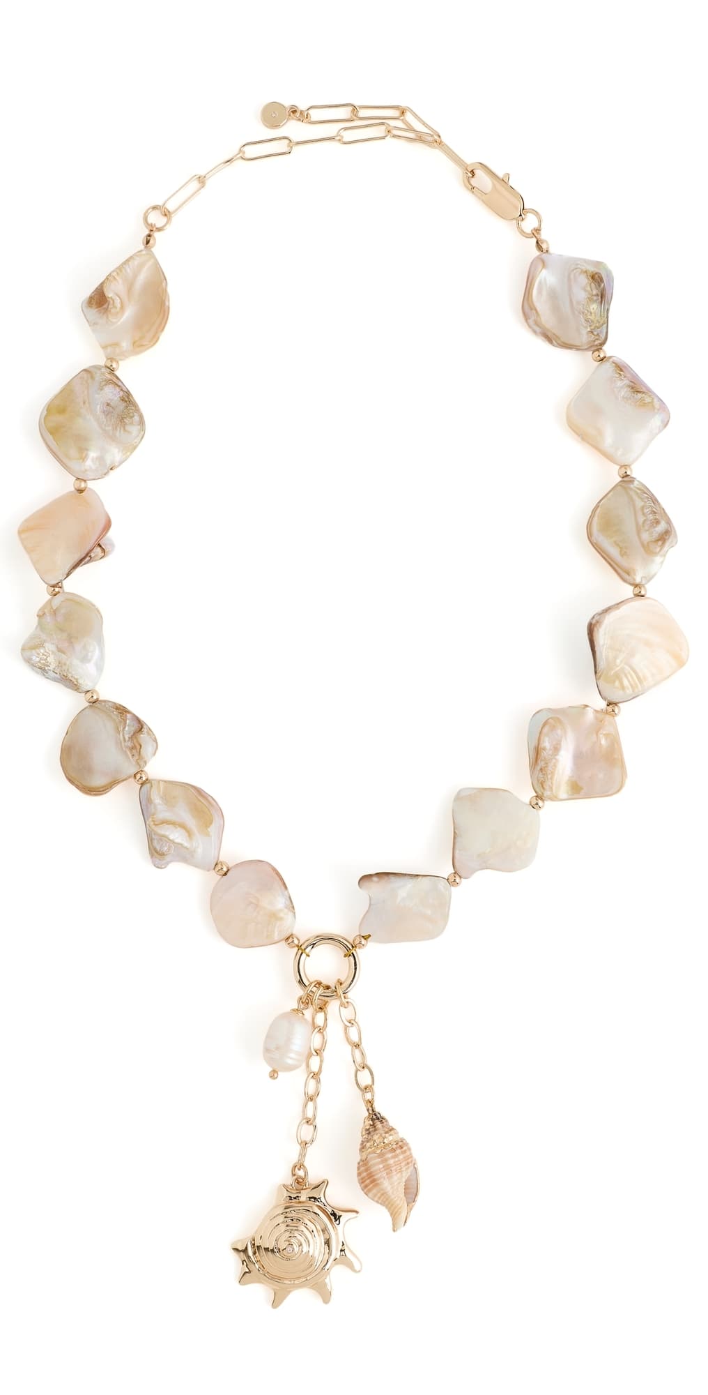 Ettika True Shell Necklace Gold