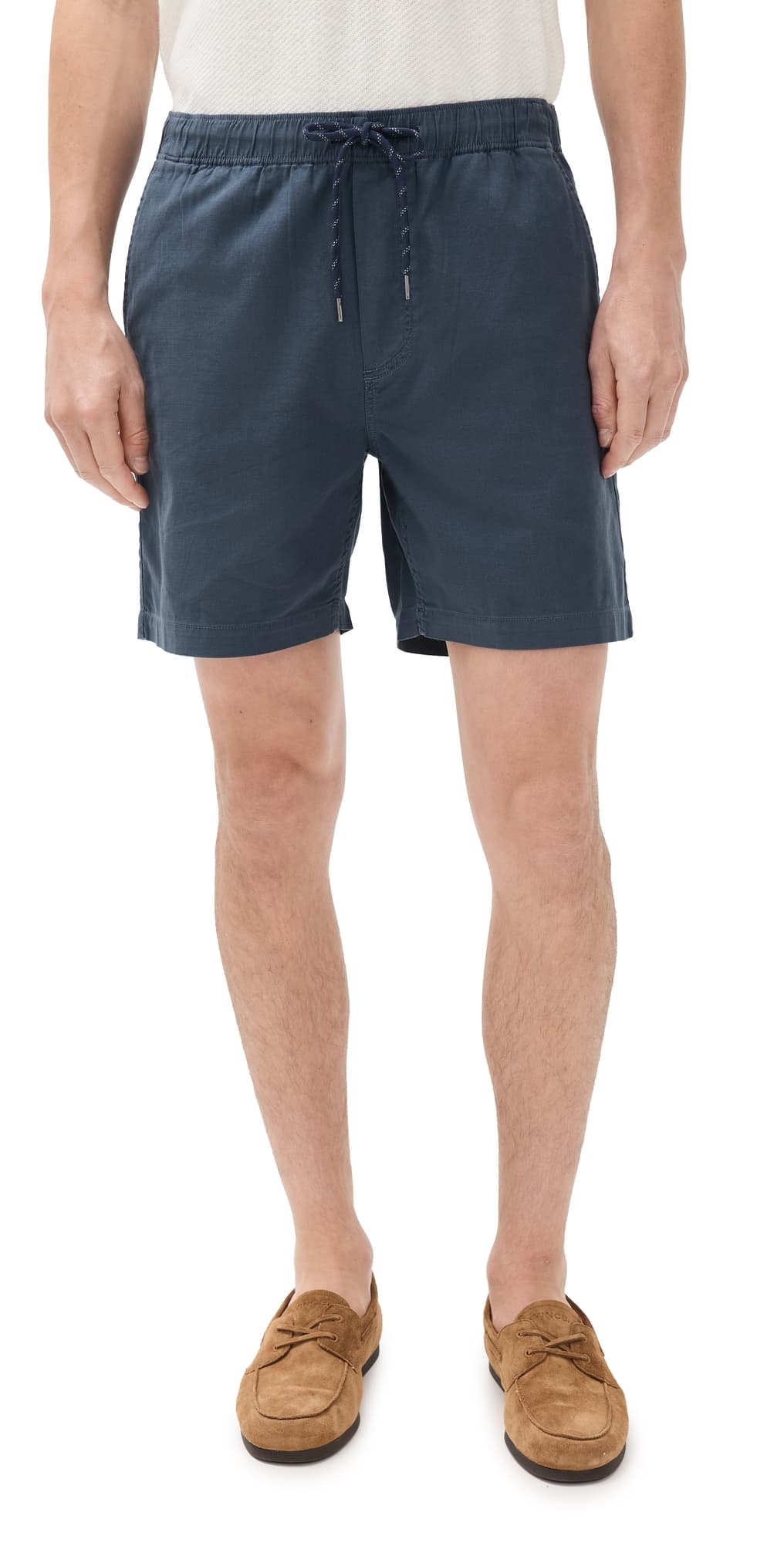 Faherty Essential Drawstring Shorts 6 Blue Nights
