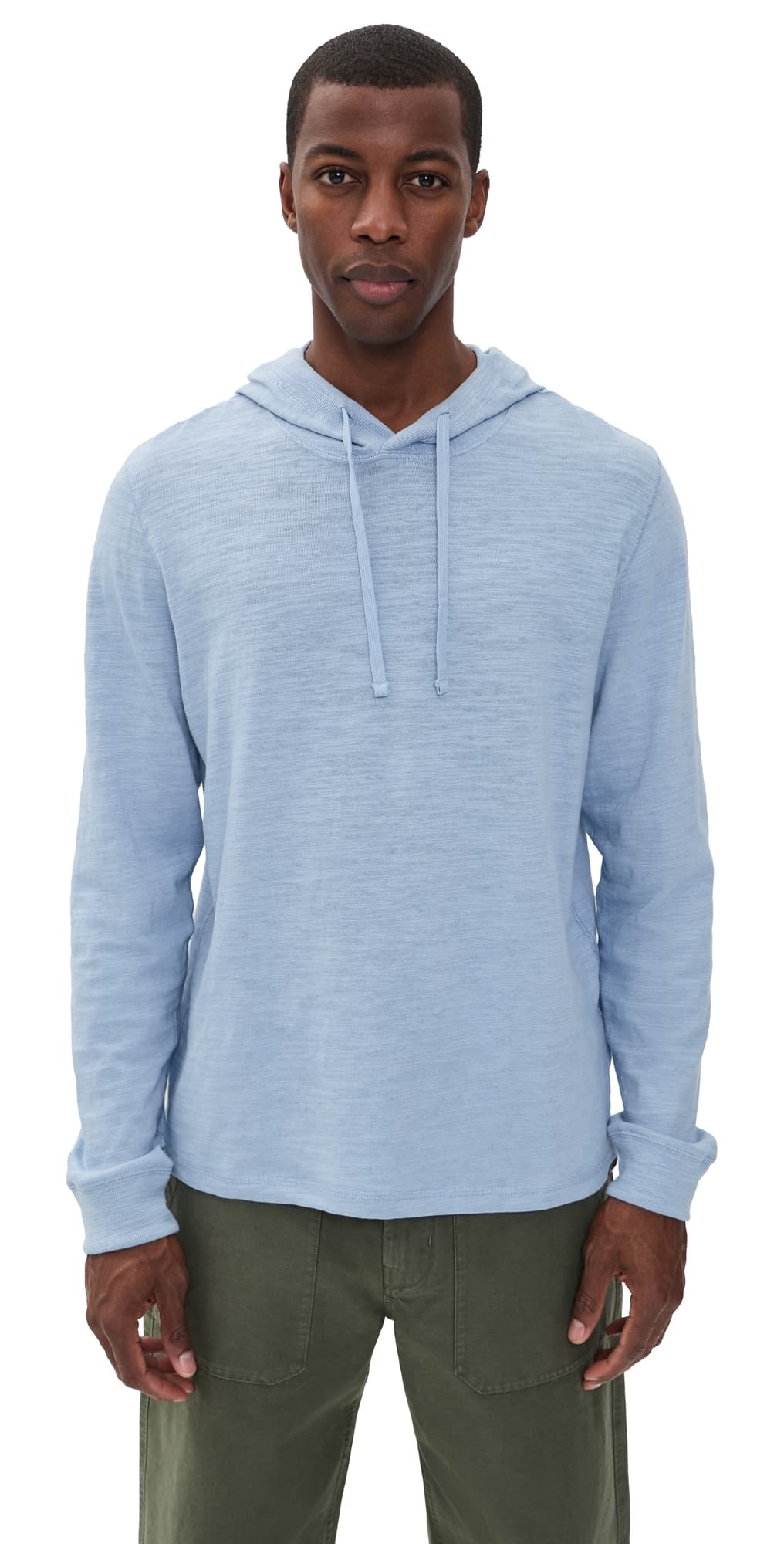 Faherty Sunwashed Slub Hoodie Blue Isle