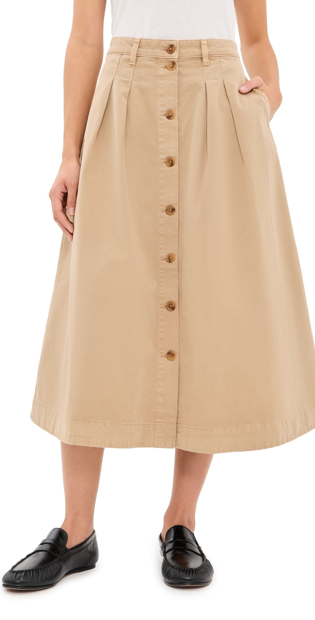 Faherty Seafarer Chino Skirt Khaki