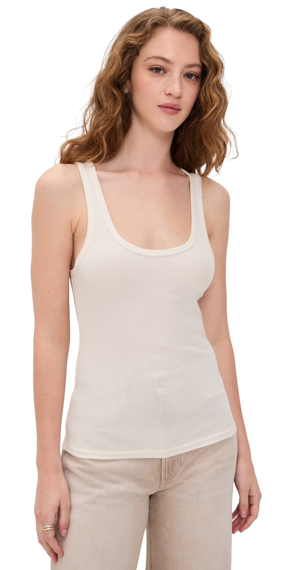 Faherty Featherweight Freestyle Tank Egret