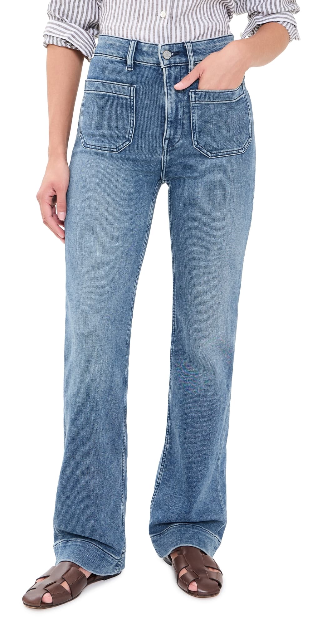 Faherty Stretch Terry Patch Pocket Pants Riverton