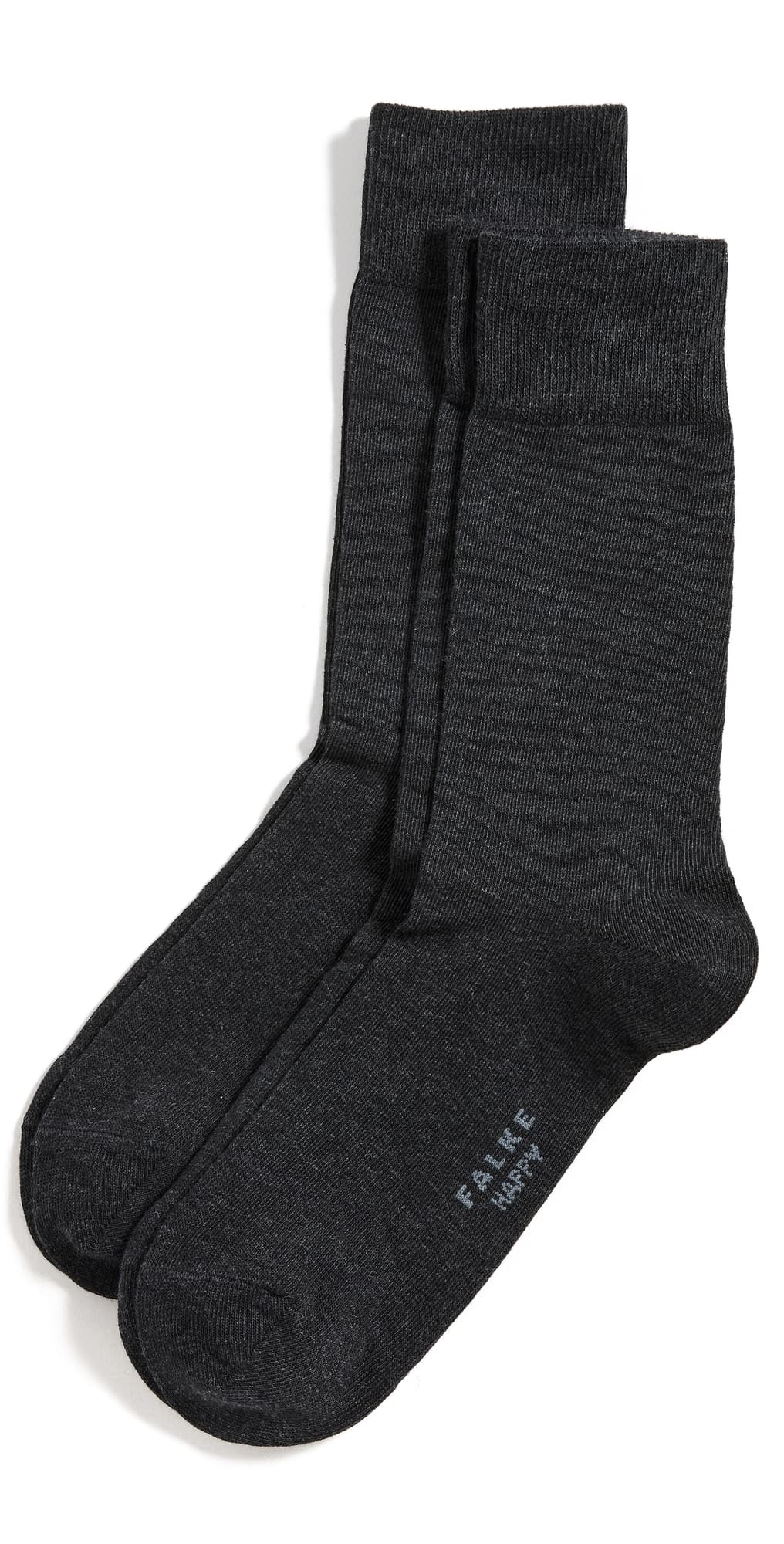 Falke Happy Socks 2 Pack Anthracite Melange · 39-42